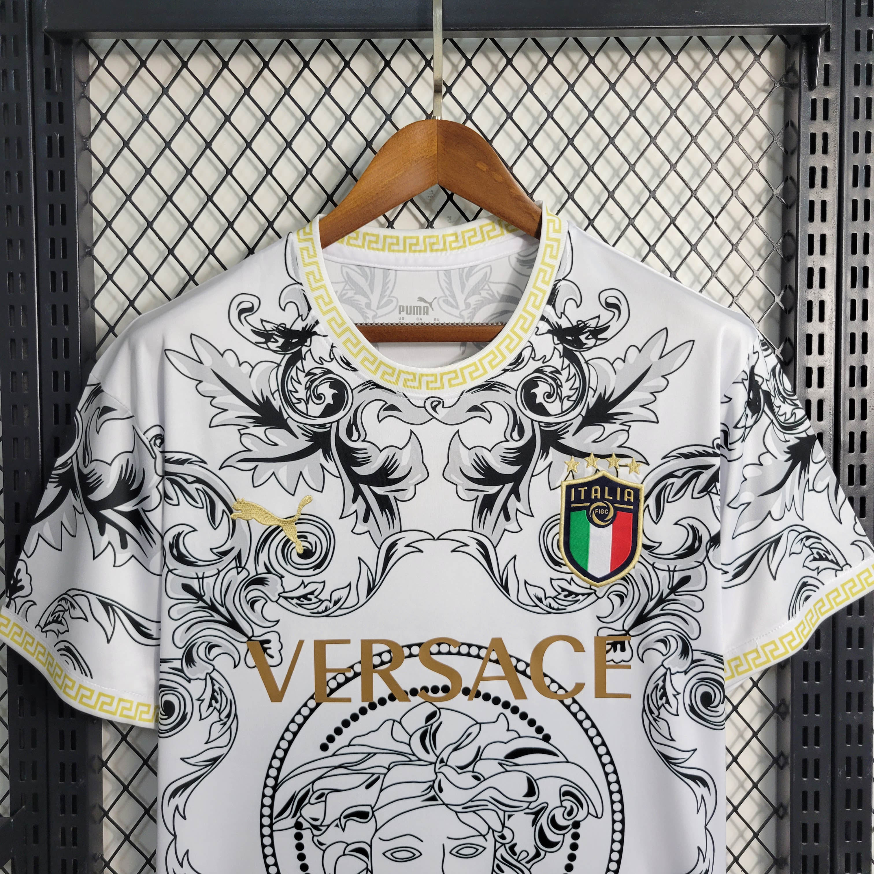 2023 Italy Special Edition White Soccer Shirt — view 4