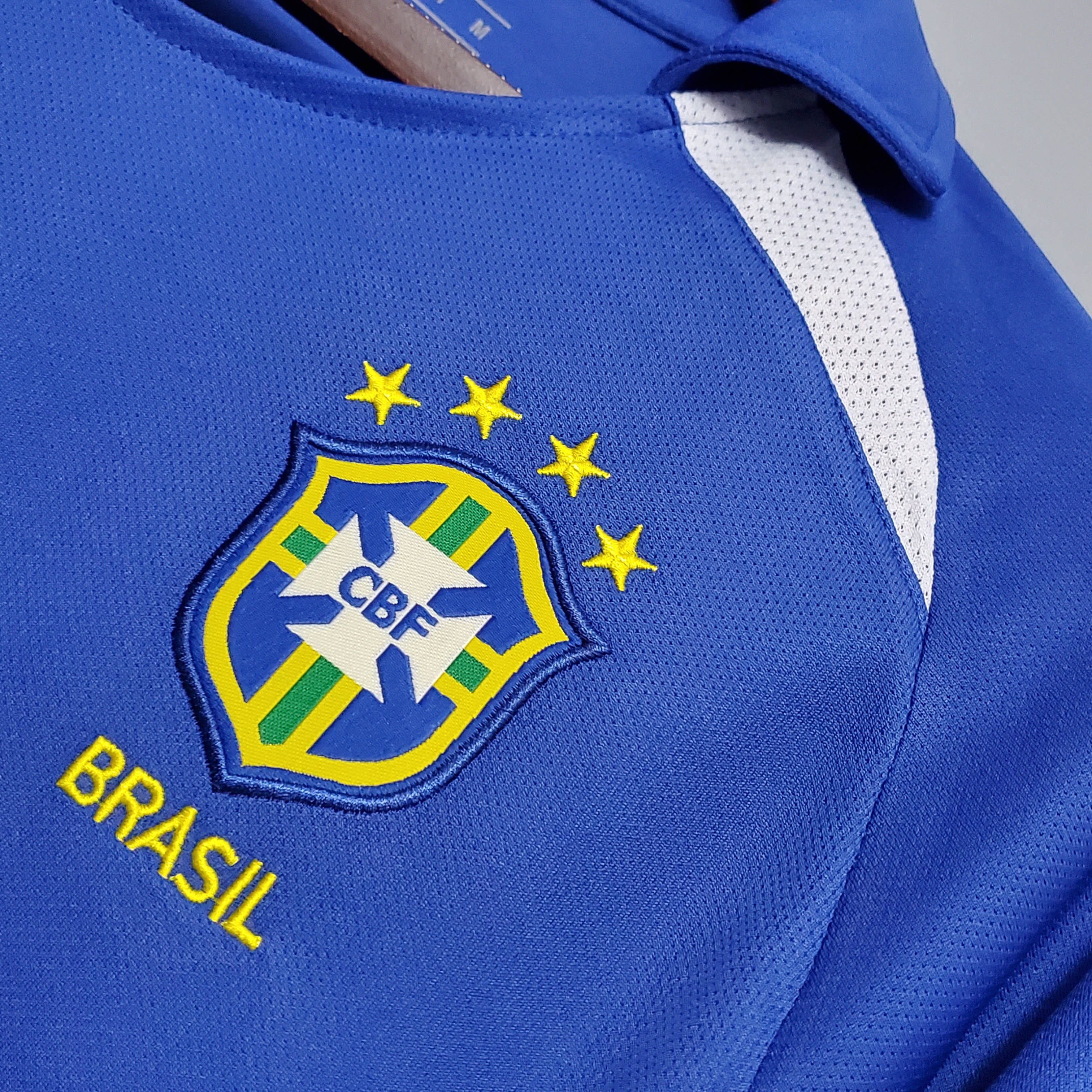 2002 Retro Brazil Away Soccer Jersey — view 5