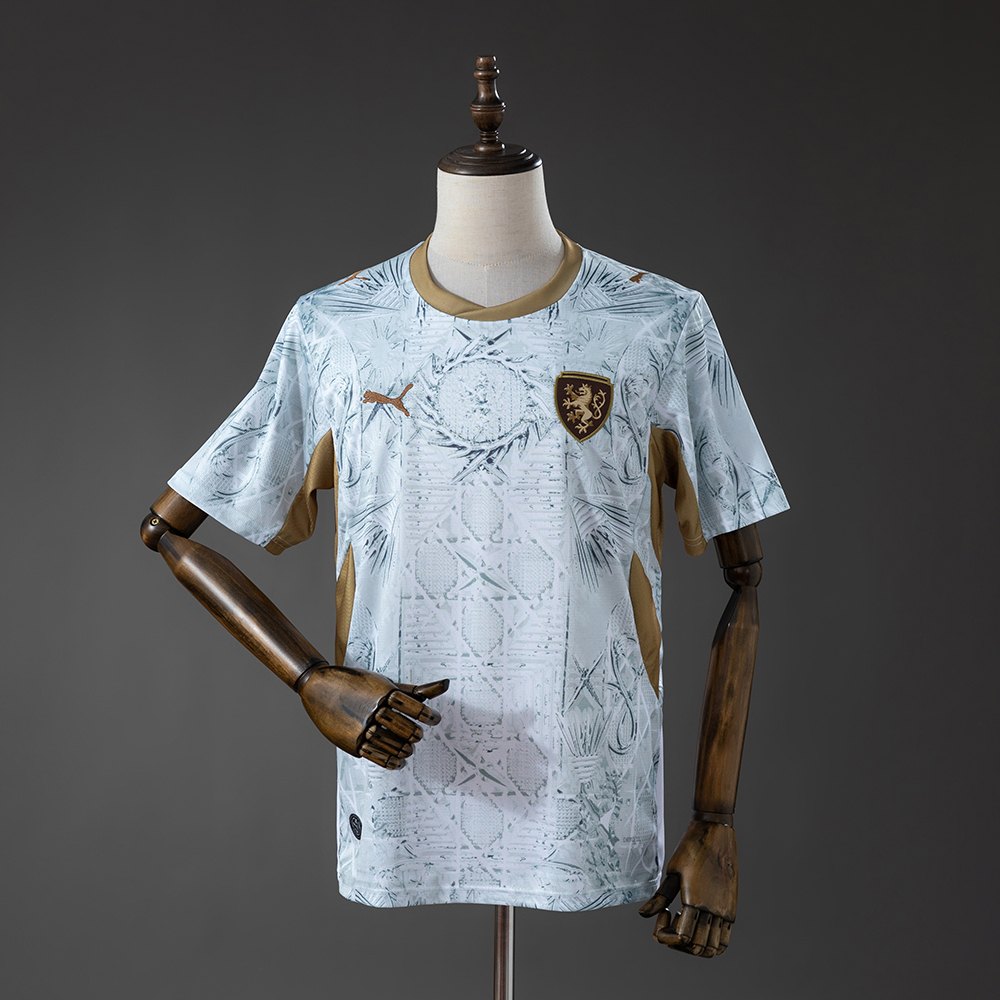 2026 Tschechische Republik Nationalmannschaft Auswärts Fußballtrikot AAA Fan-Qualität