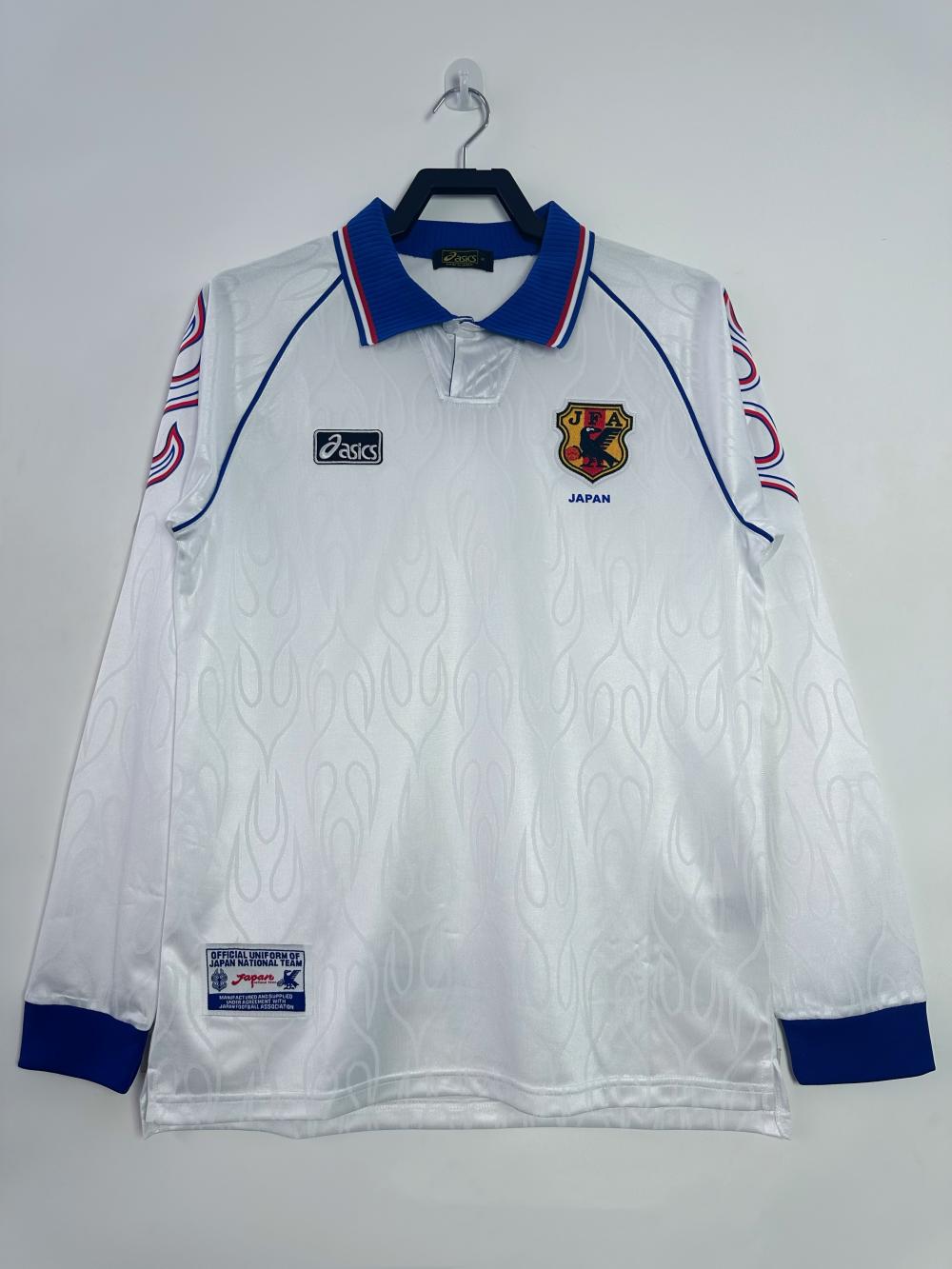 1998 Retro Japan Away Football Jersey Long Sleeve AAA fan-grade