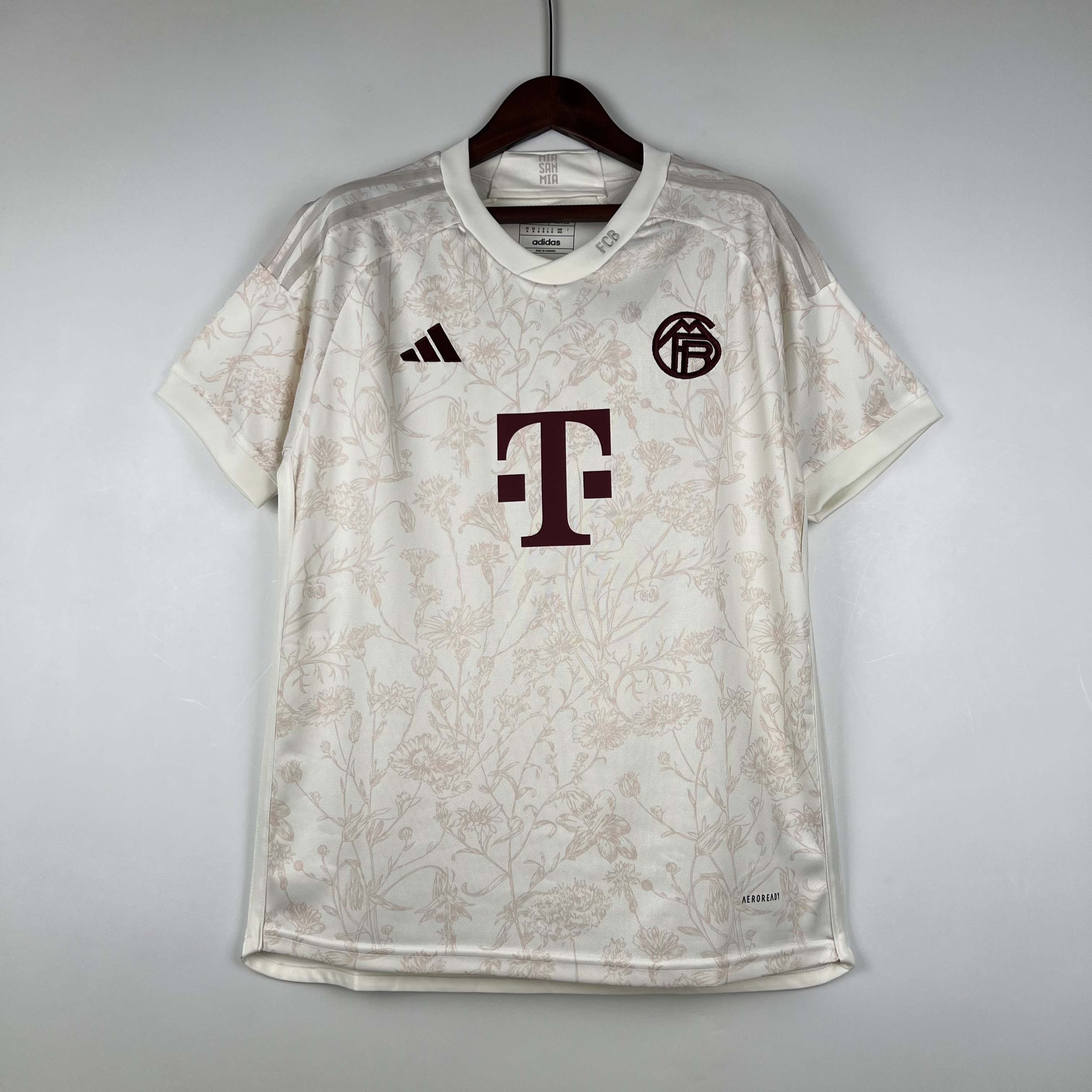 Maillot de football extérieur troisième Bayern Munich 2023/2024 Qualité Thaï