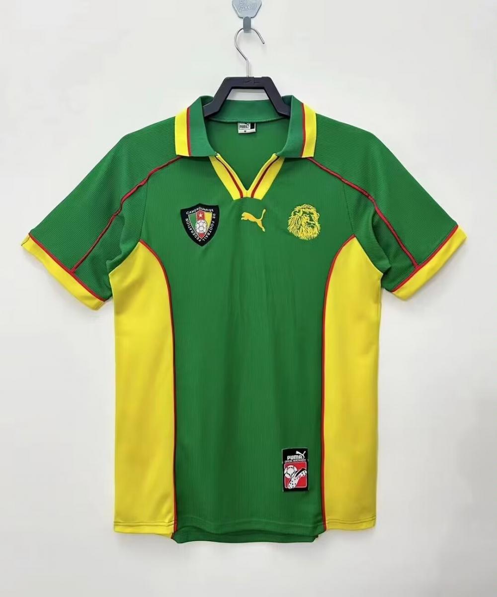 1998-1999 레트로 카메룬 홈 축구 저지 태국 퀄리티