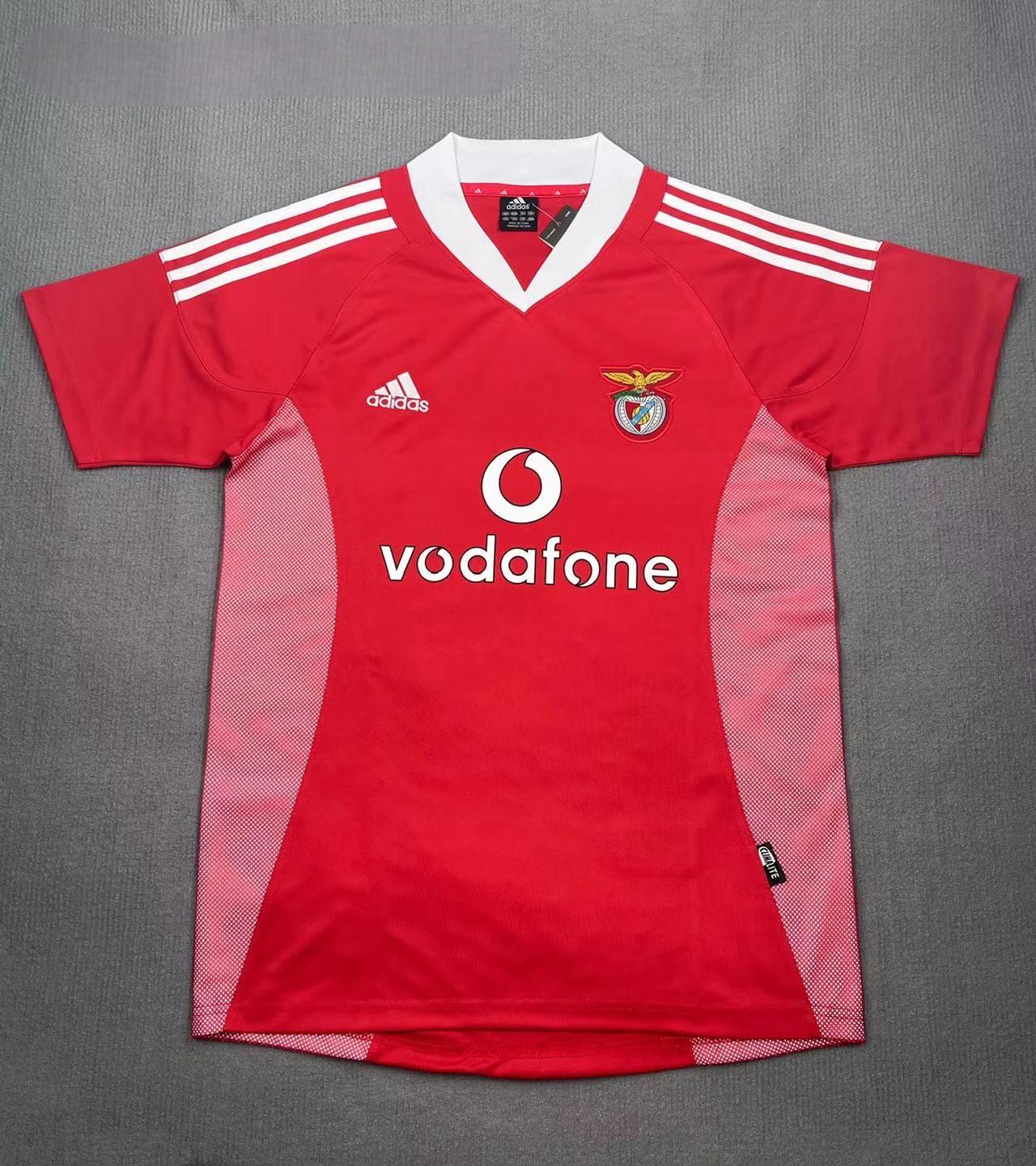 2002-2003 Retro Benfica Home Football Shirt 1:1 Thai Quality