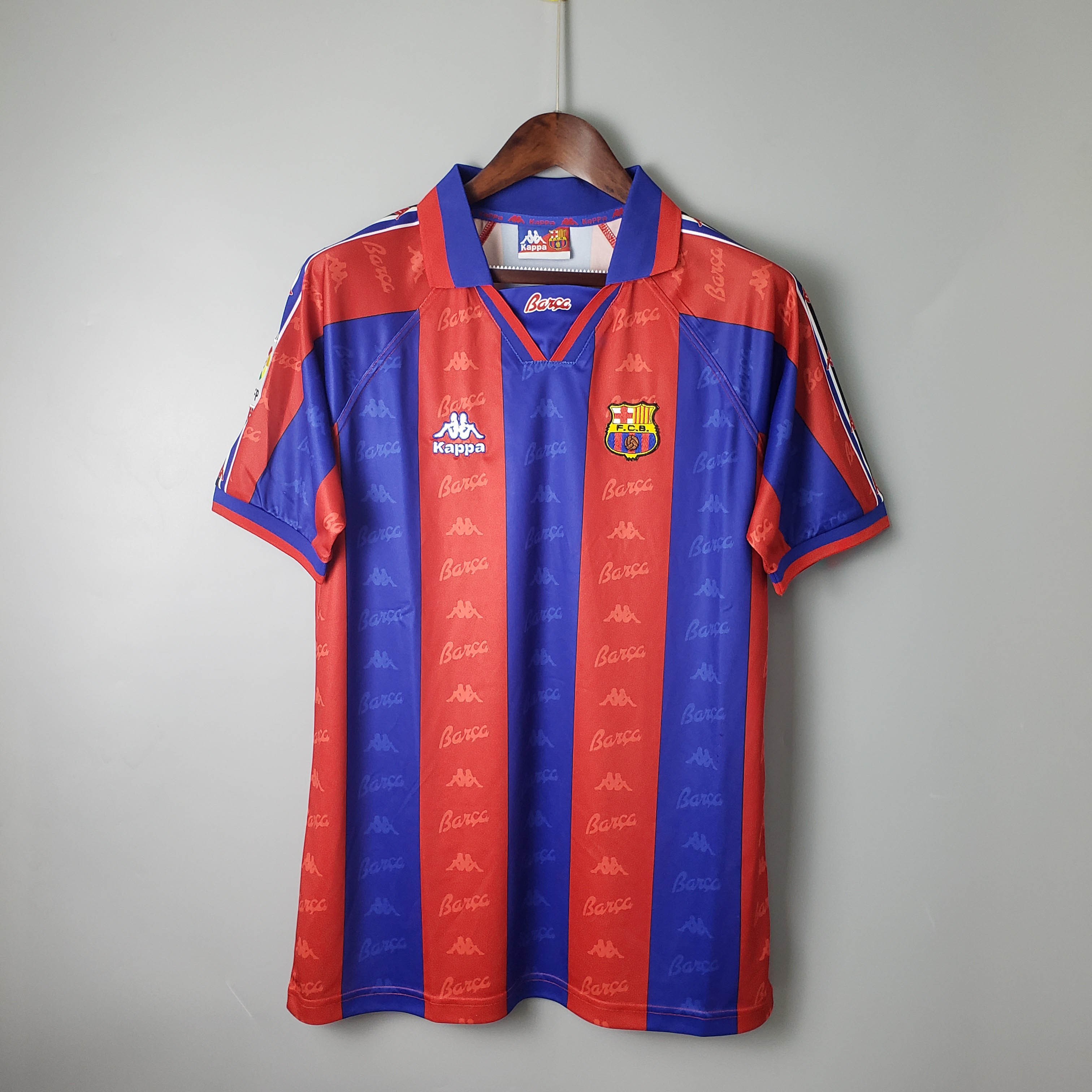 1996/1997 Retro Barcelona Football Shirt Home AAA fan-grade — main view