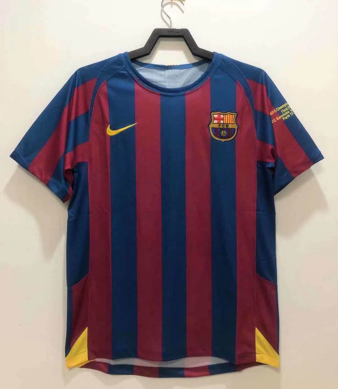 2005/2006 Retro Barcelona Home Football Shirt UEFA Champions League AAA fan-grade
