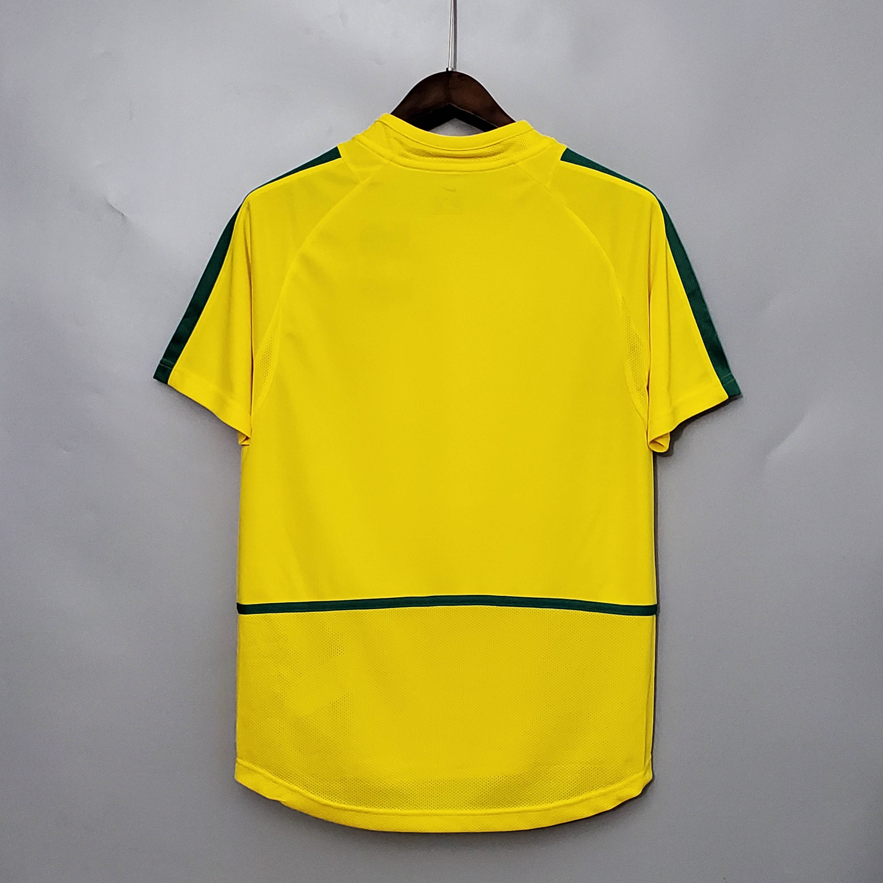 2002 Retro Brazil Soccer Jersey Home — view 2