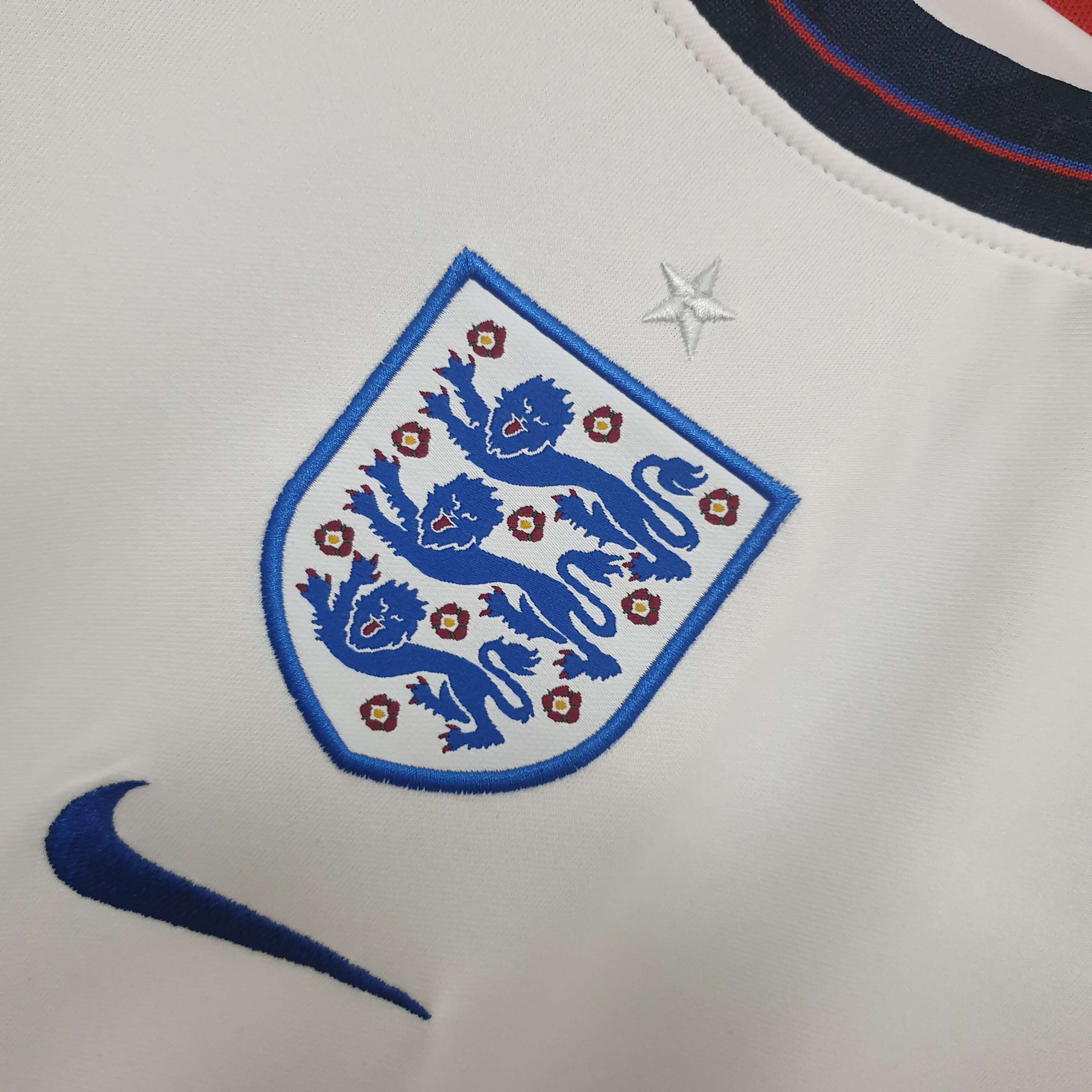 Camisa de Futebol 2020 Inglaterra Branca Home — view 4