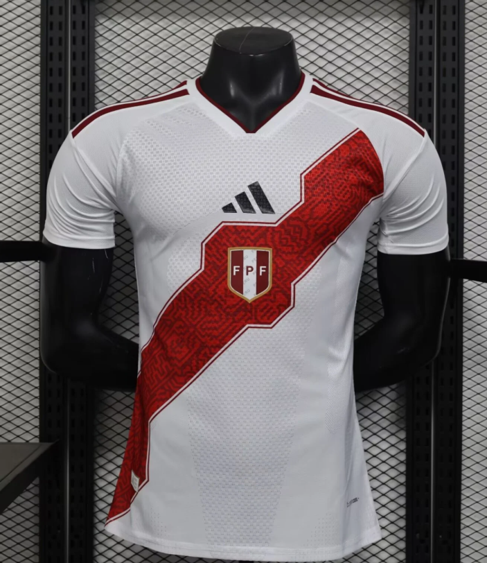 Camiseta de Fútbol Selección Nacional de Perú Local 2026 Versión Jugador Calidad Tailandesa
