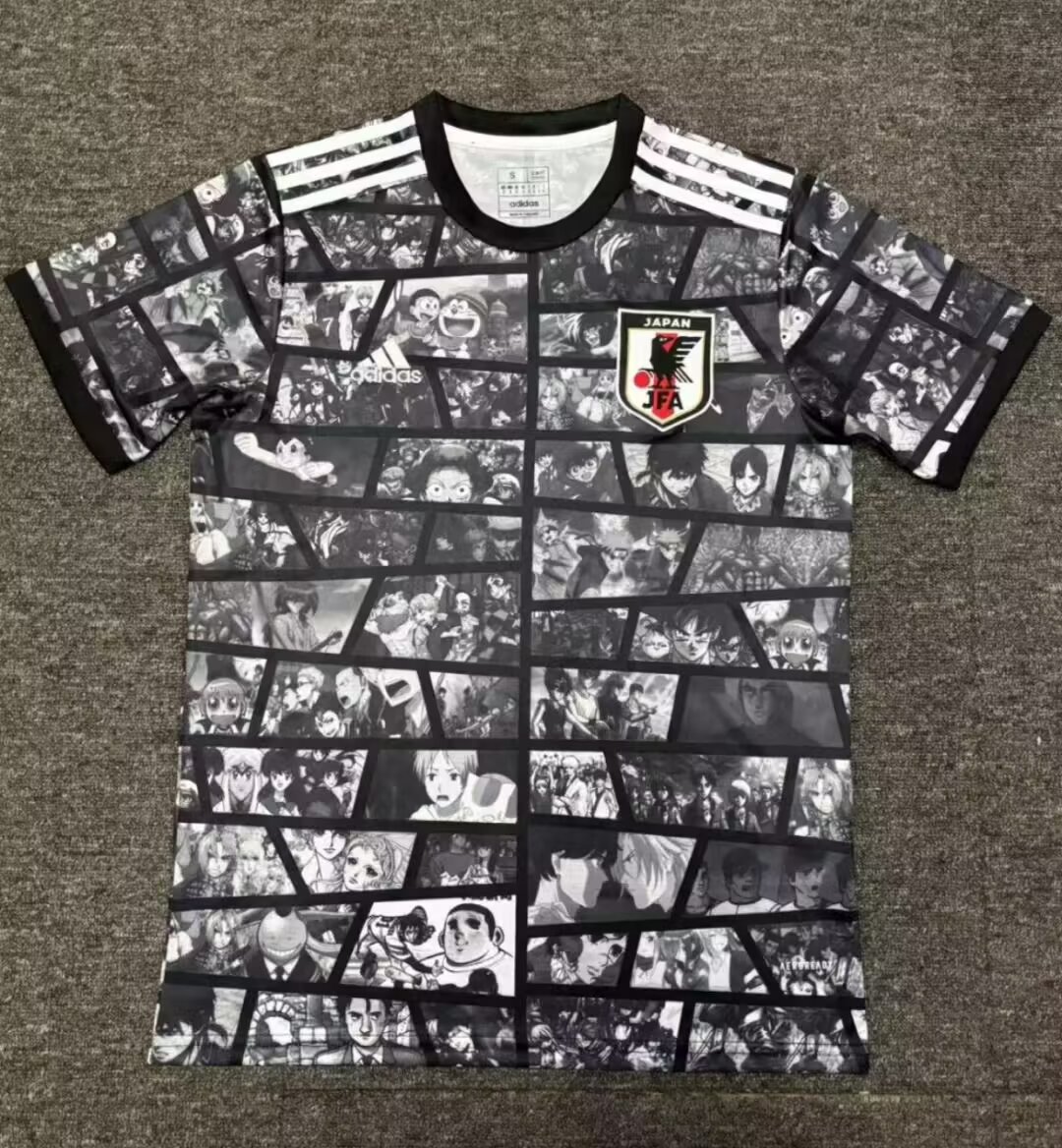 2024/2025 Japan Grey Black Anime Football Jersey AAA fan-grade