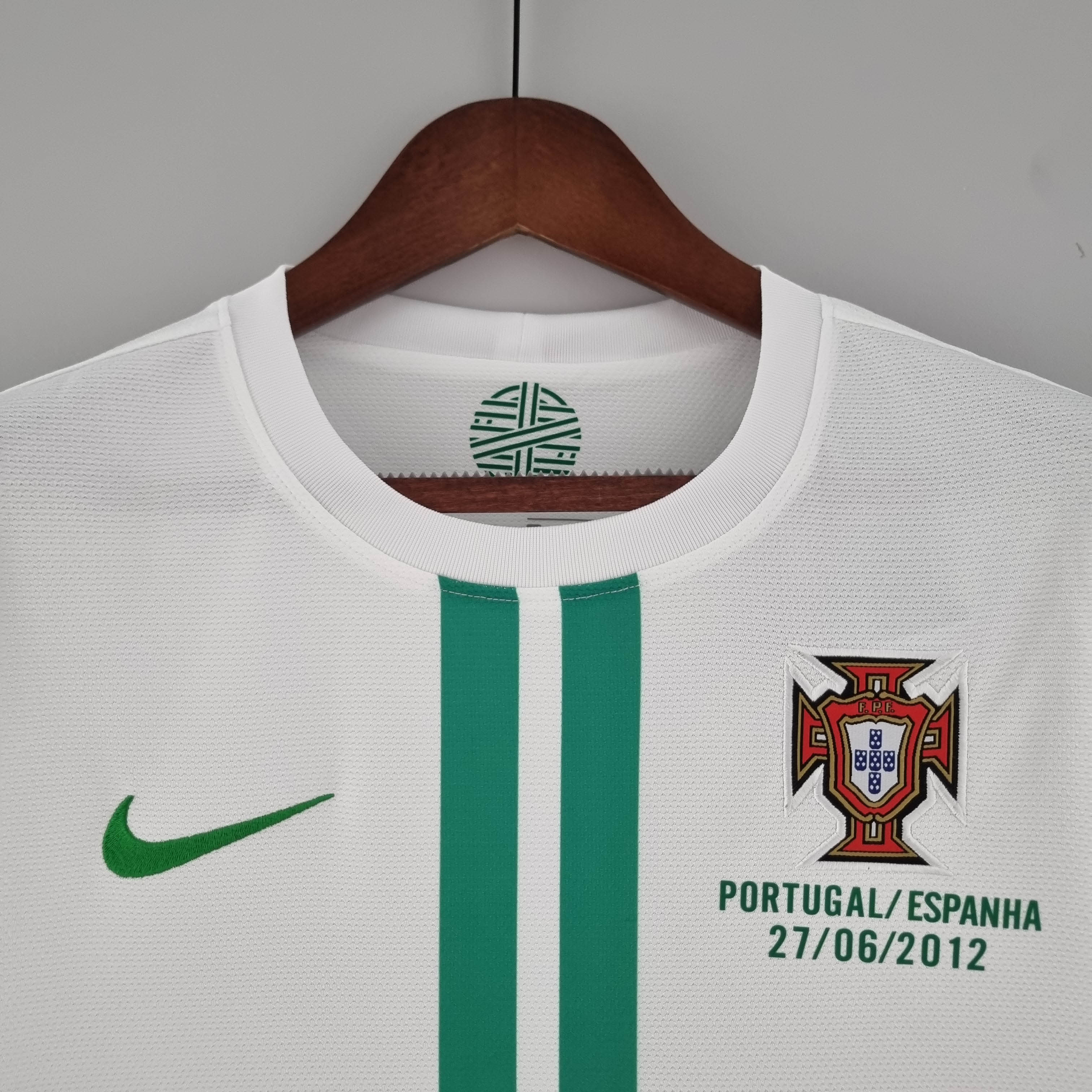 2012 Retro Long Sleeve Portugal Away Football Shirt — view 3