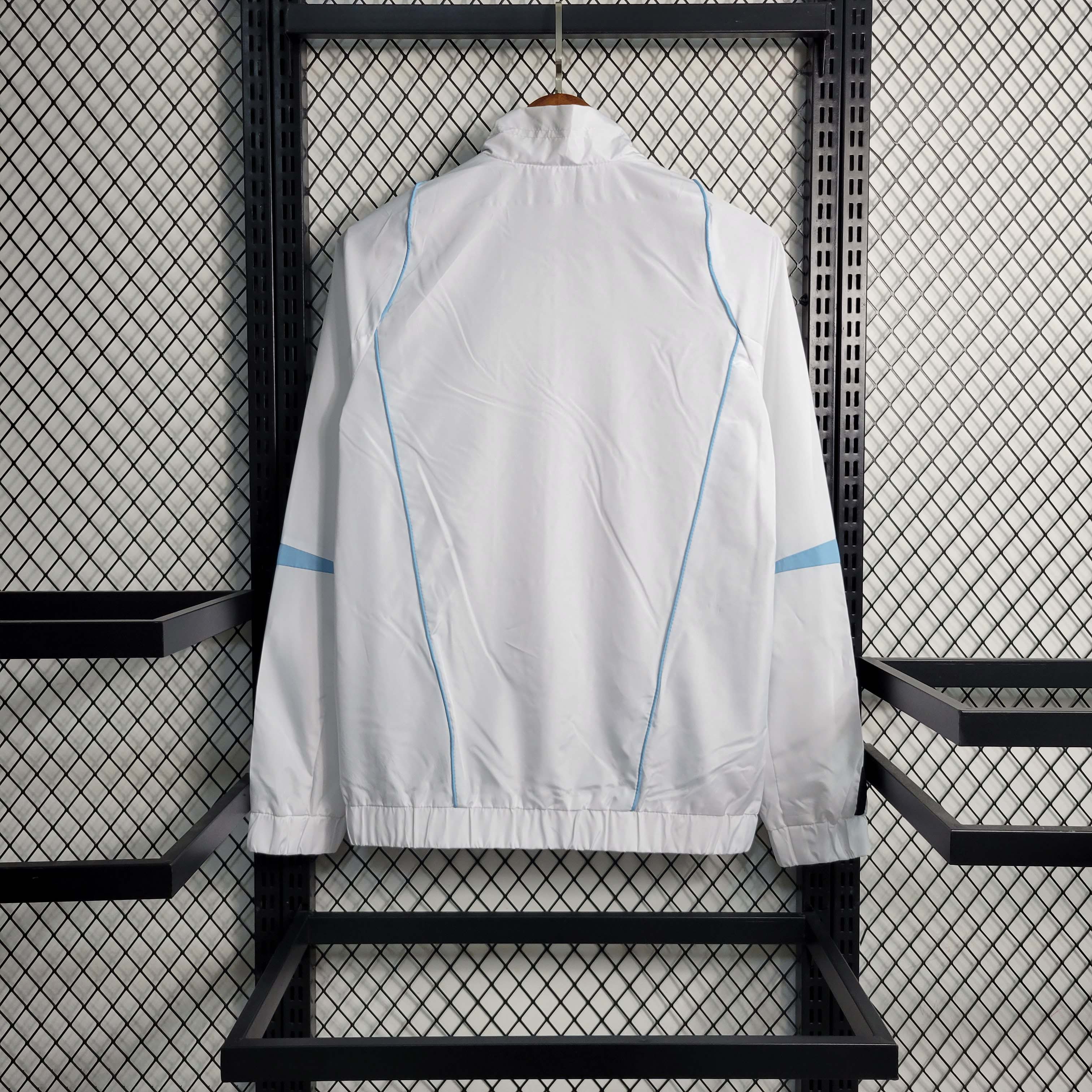2023 Juventus Soccer Jersey Windbreaker white — view 2