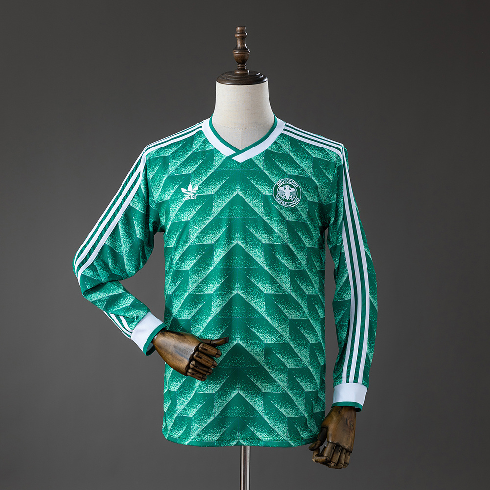 1990 Retro Long Sleeve Germany Away Football Shirt AAA fan-grade