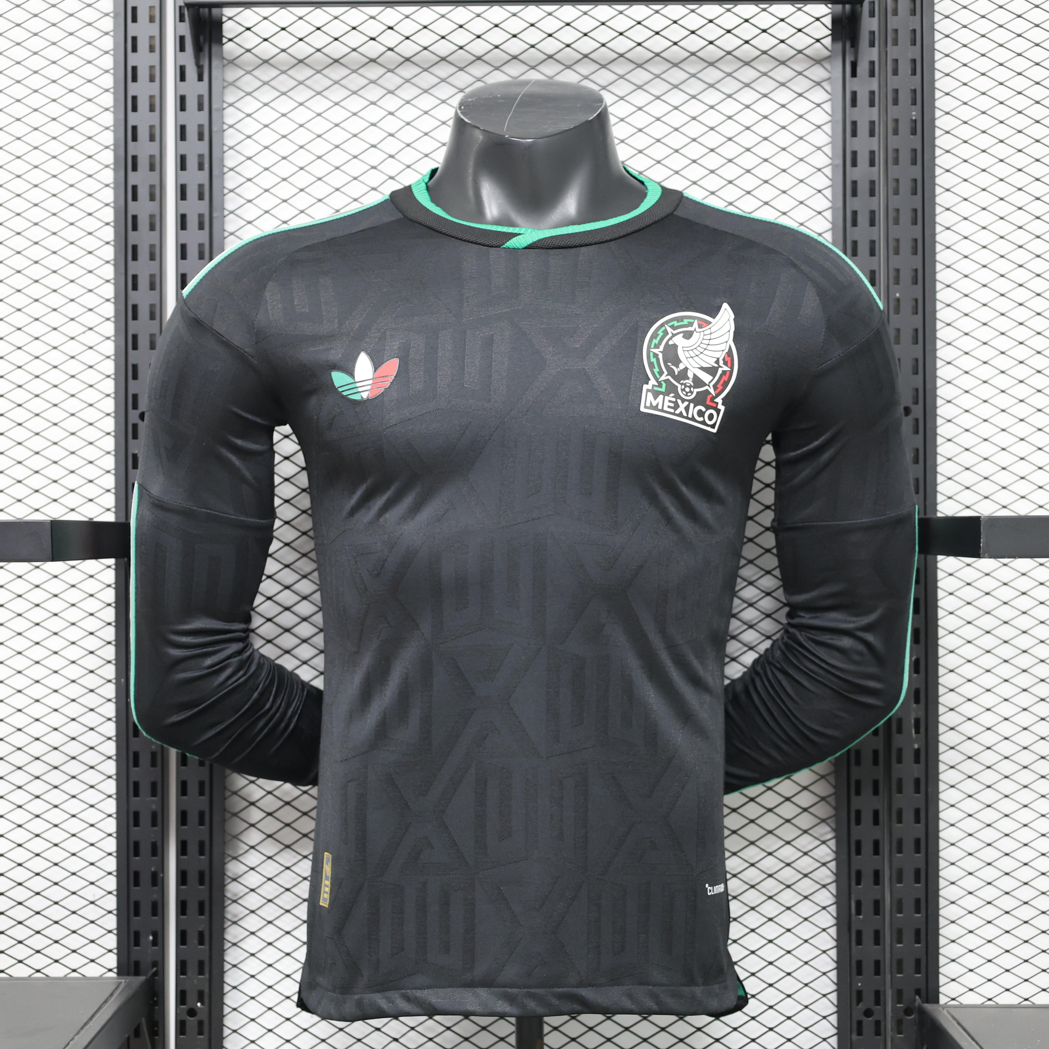 2026 Player Version Langarm Mexiko Drittes Fußballtrikot AAA Fan-Qualität