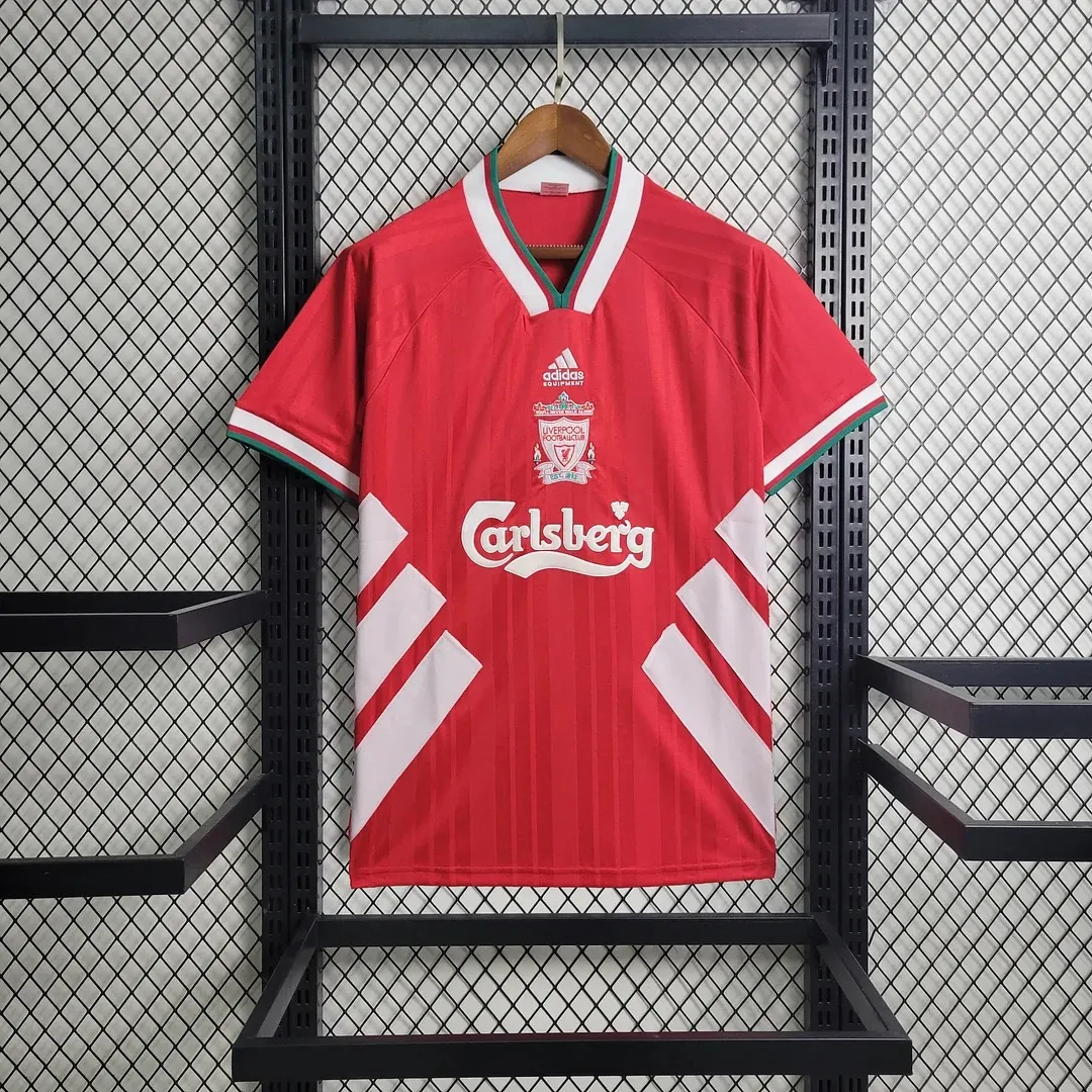 Maillot de football domicile rétro 1993/1995 Liverpool 1:1 Qualité Thaïlande