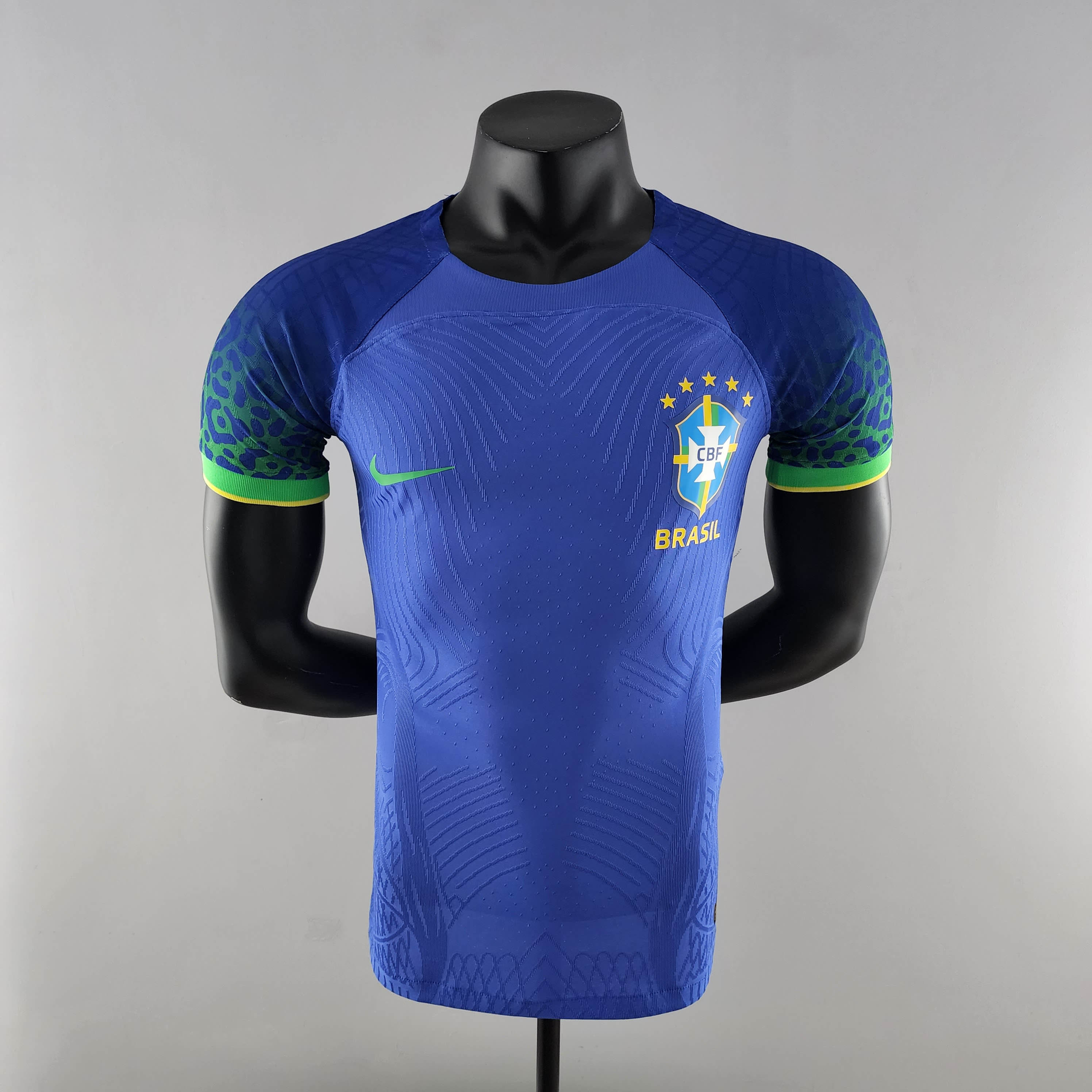 كأس العالم 2022 نسخة اللاعب قميص البرازيل الخارجي — main view
