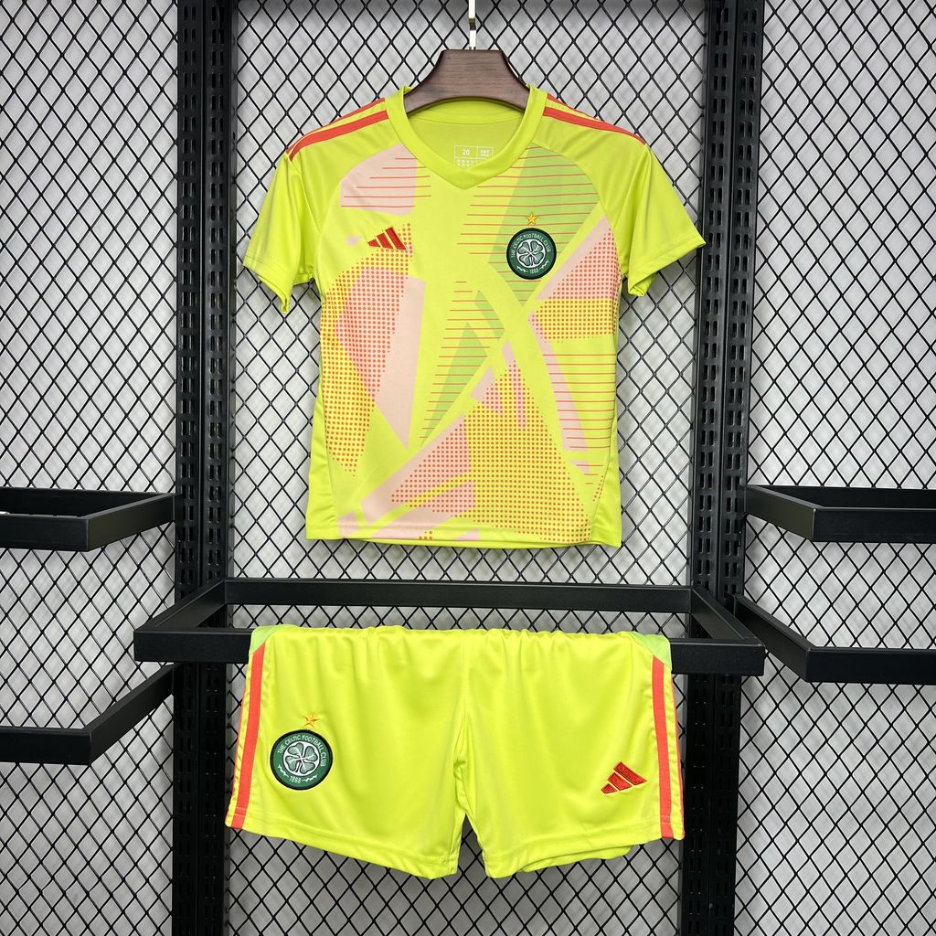 2024/2025 Celtic Goalkeeper Football Shirt AAA fan-grade Kids Size