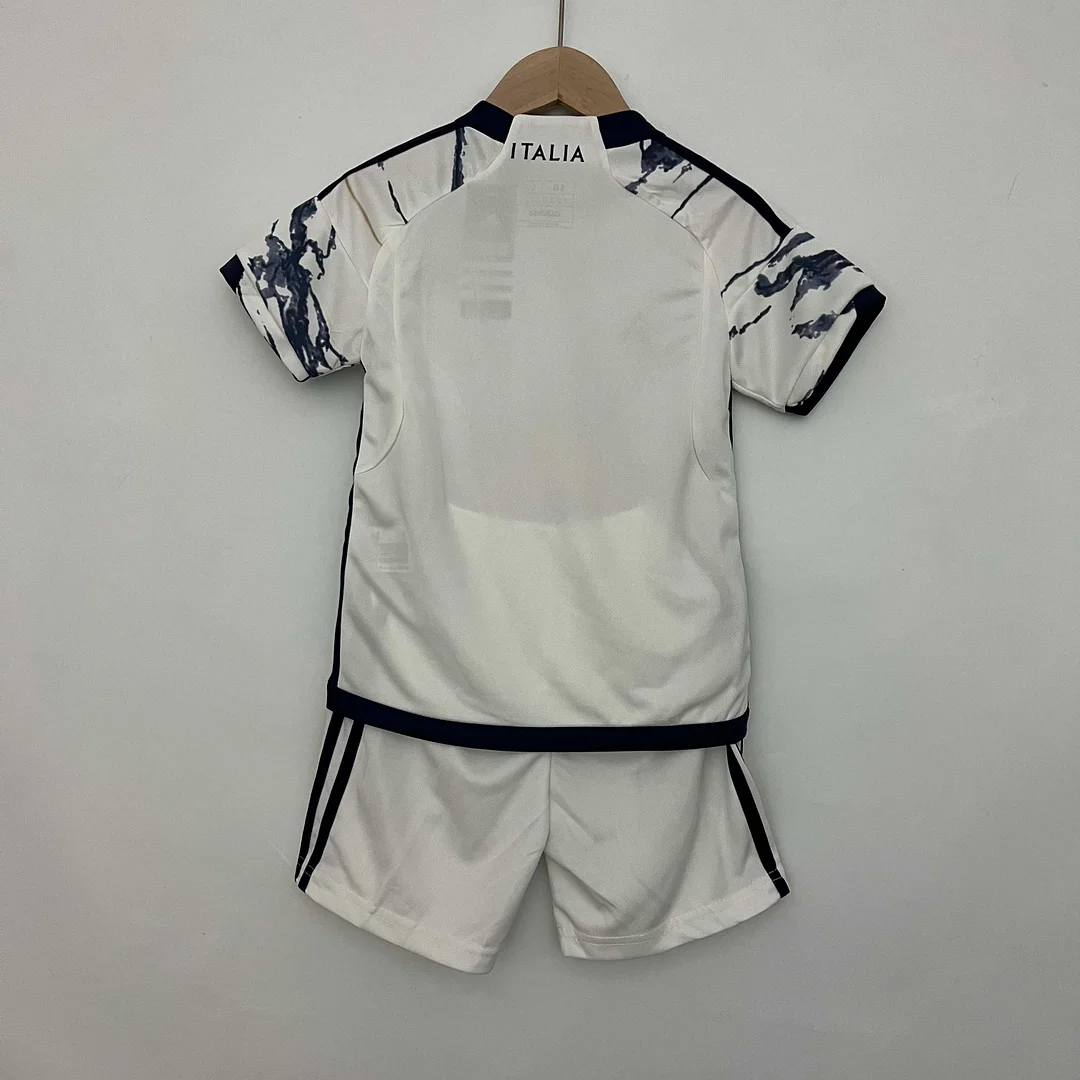 2023 Italy Away Soccer Shirt Kids Size — view 2