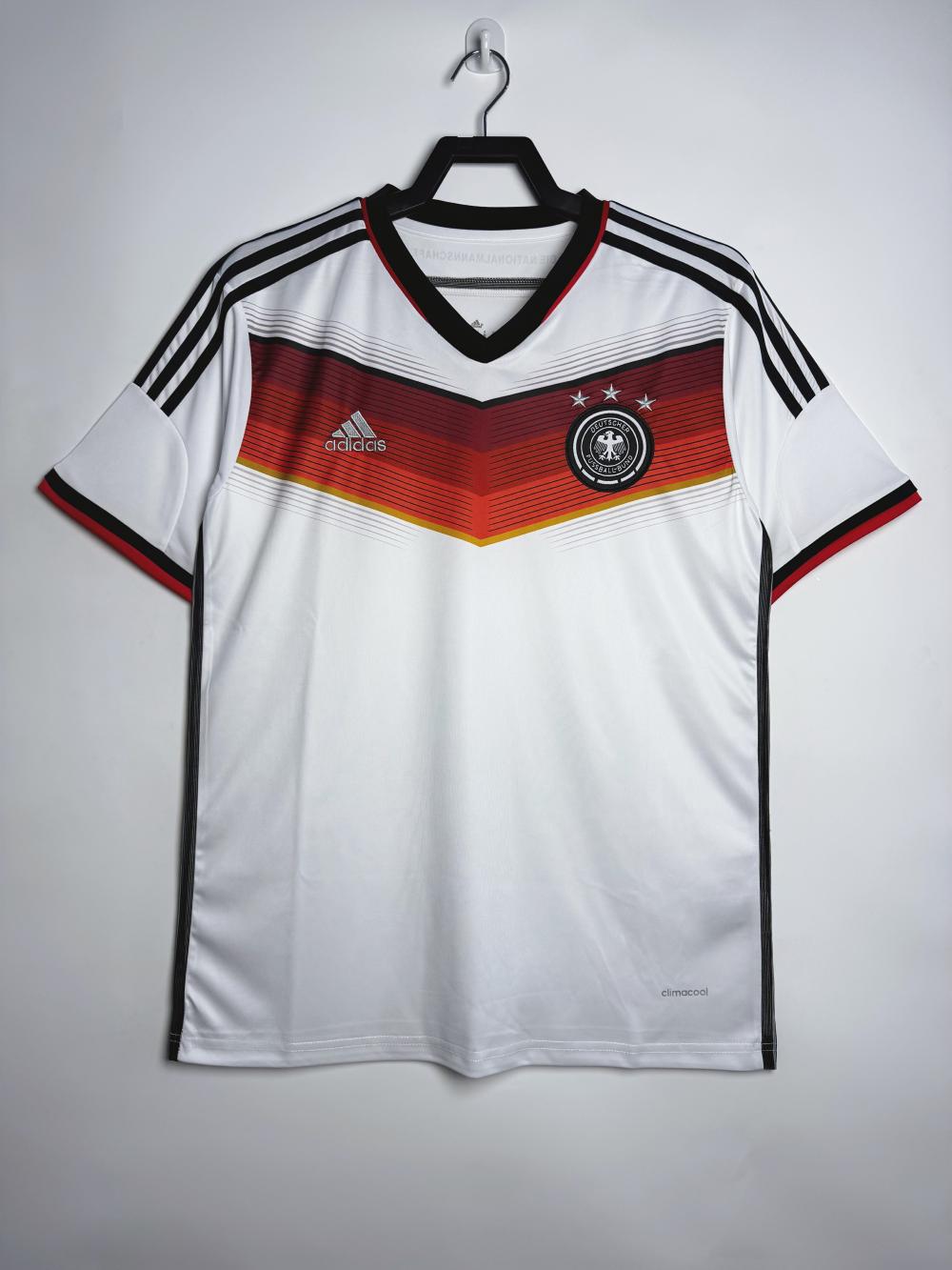 2014 Retro Soccer Jersey Germany Home — main view