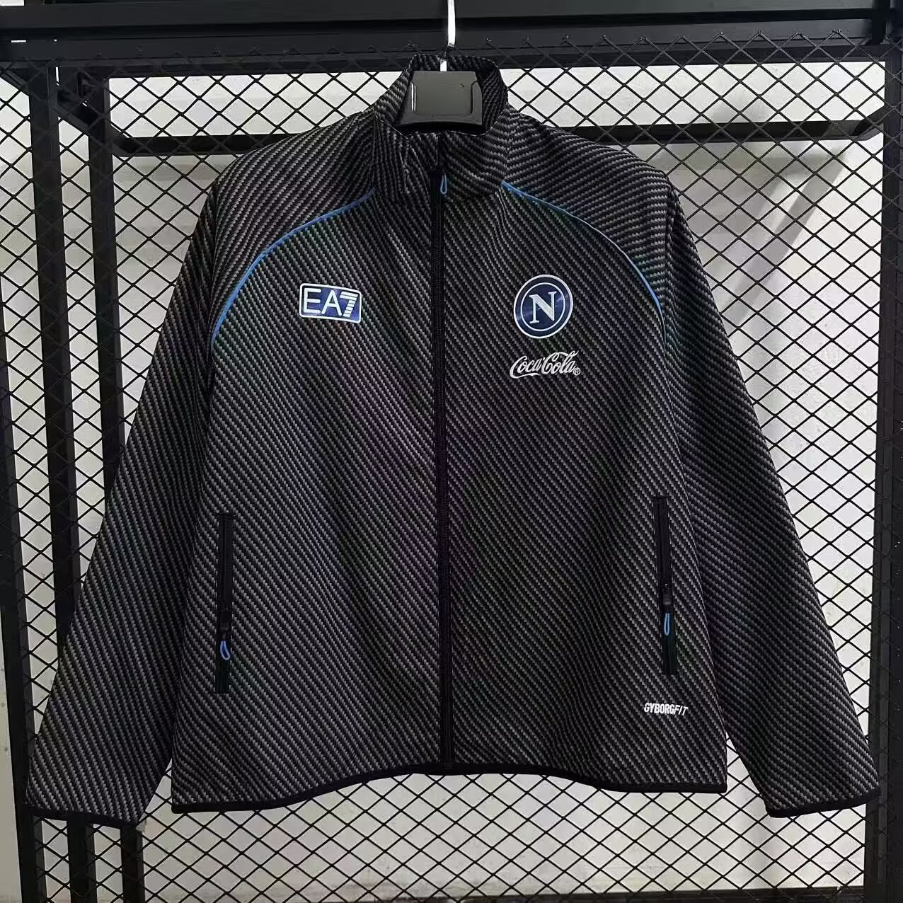 2025/2026 Napoli Coupe-vent Noir Maillot de football 1:1 Qualité thaïlandaise