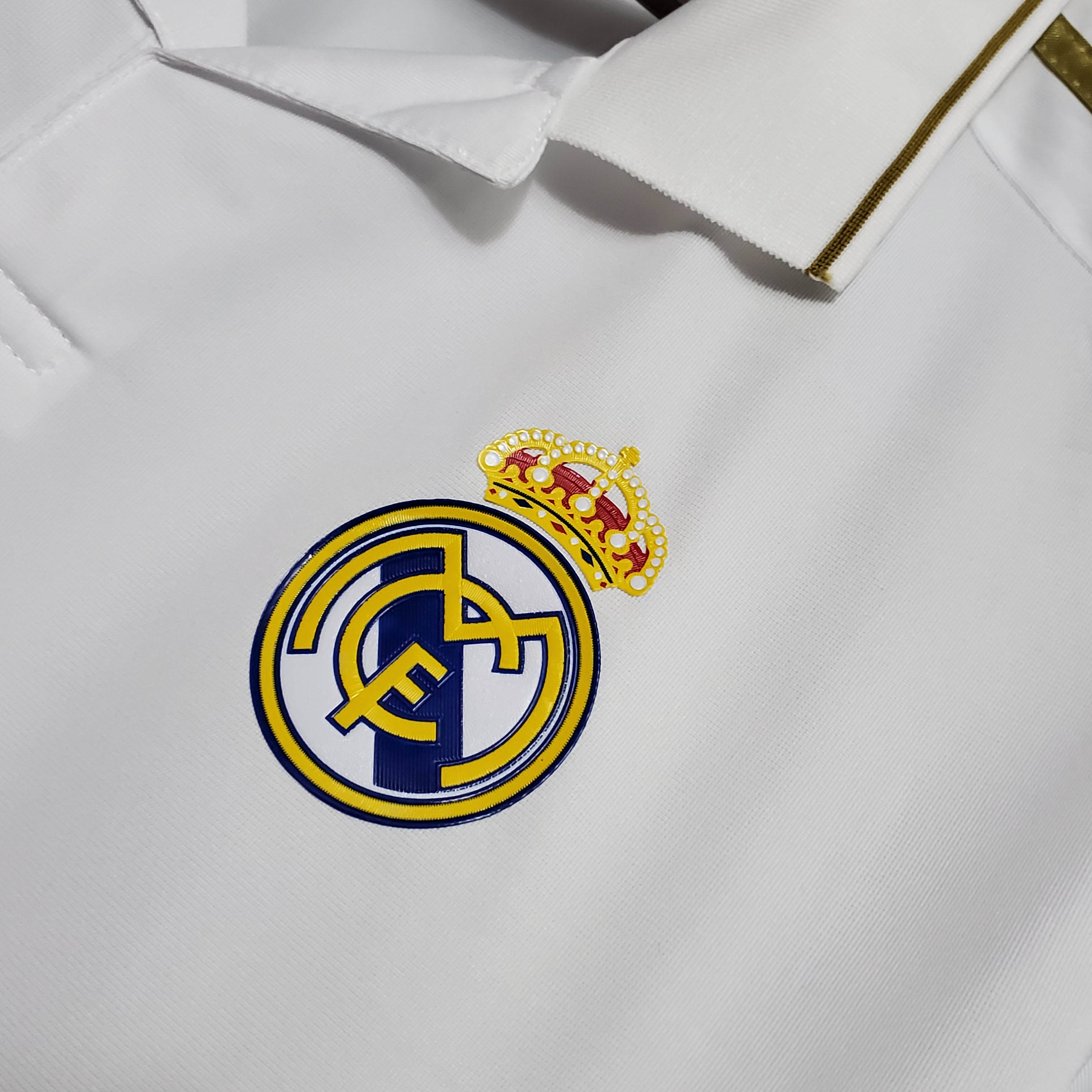 2011/2012 Rétro Manches Longues Real Madrid Domicile Qualité Thaï — view 5