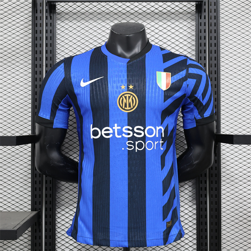 2024/2025 Spielerversion Inter Mailand Heim Fußballtrikot AAA fan-gradät