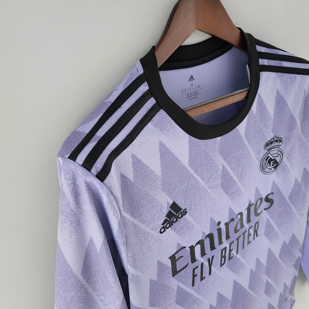 2022/2023 Long Sleeve Real Madrid Away Jersey — view 7