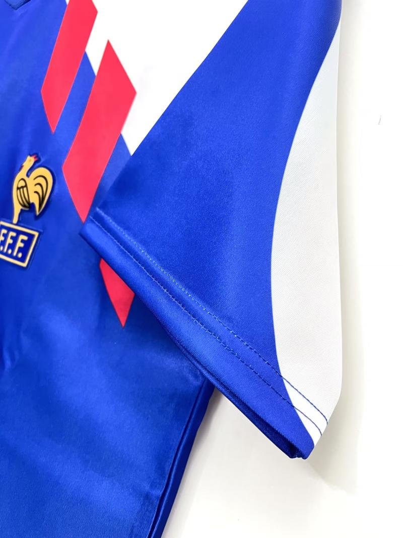 1990 Retro France Home Football Shirt AAA fan-grade — view 6