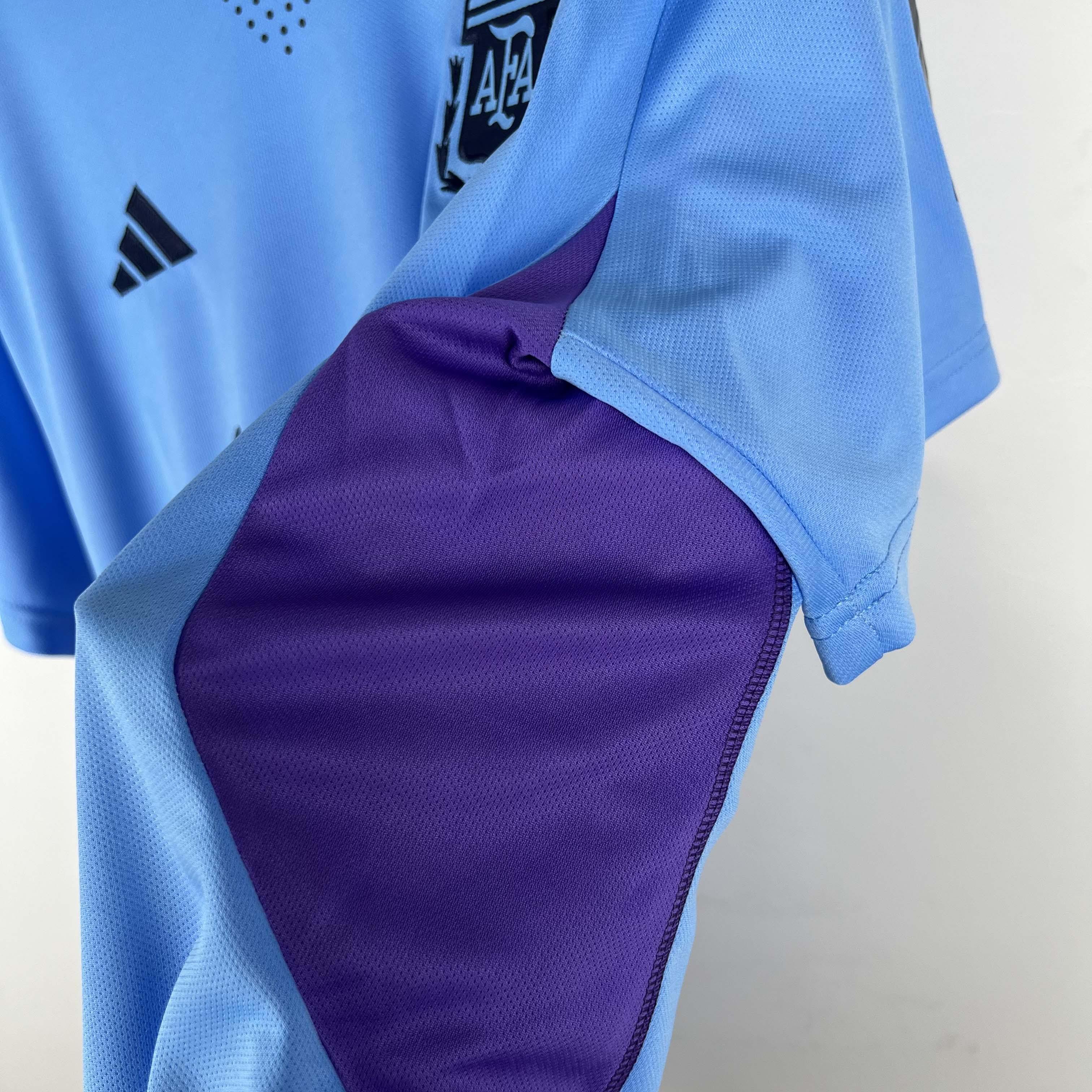 2023 Argentina National Team Training Suit Blue Jersey — view 6