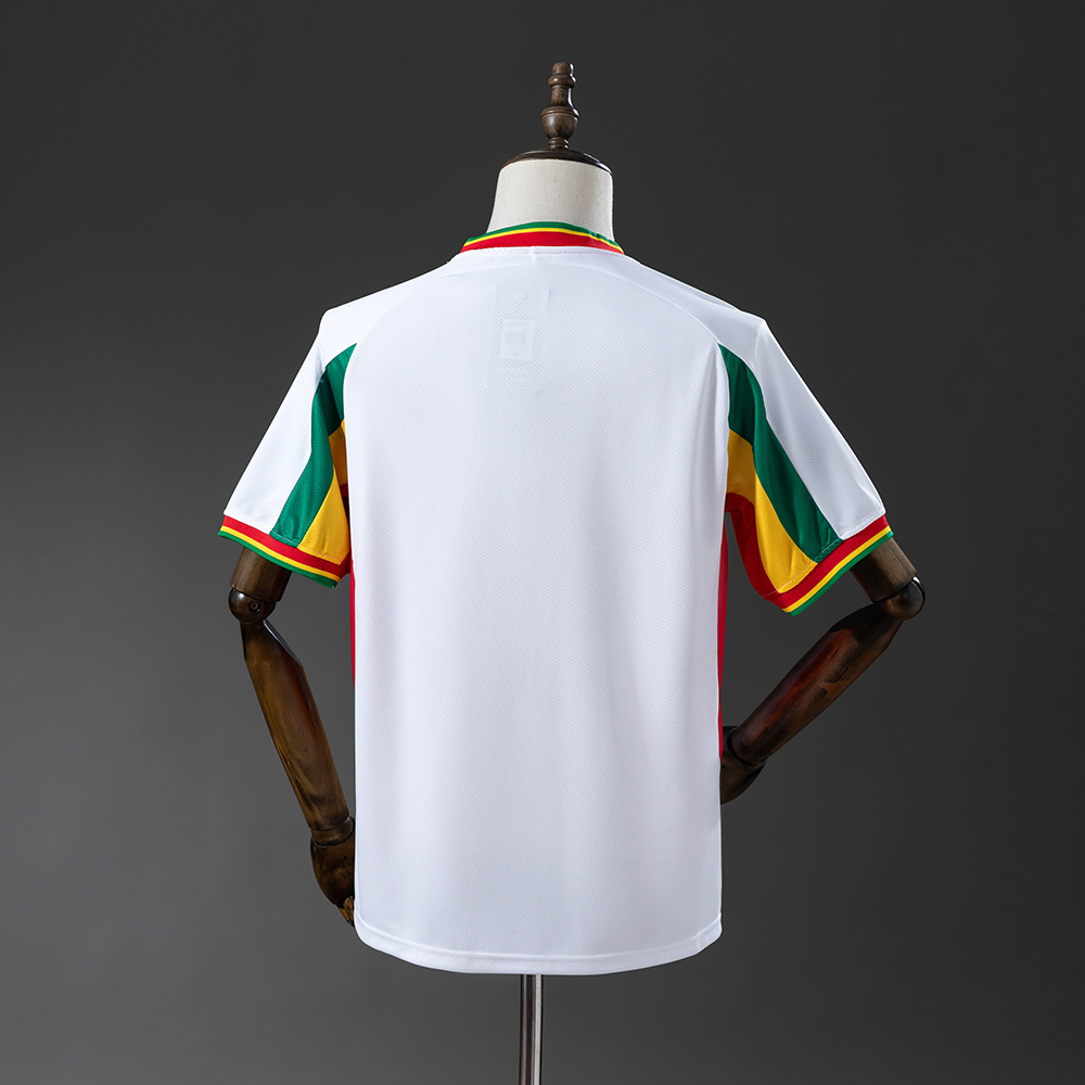 Maillot rétro 2002 Sénégal Domicile AAA qualité fan — view 2