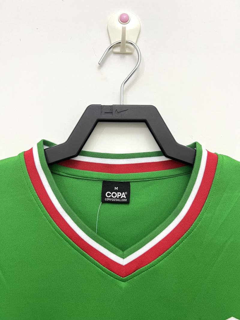 1970 Retro Mexico Home Soccer Jersey AAA fan-grade — view 3