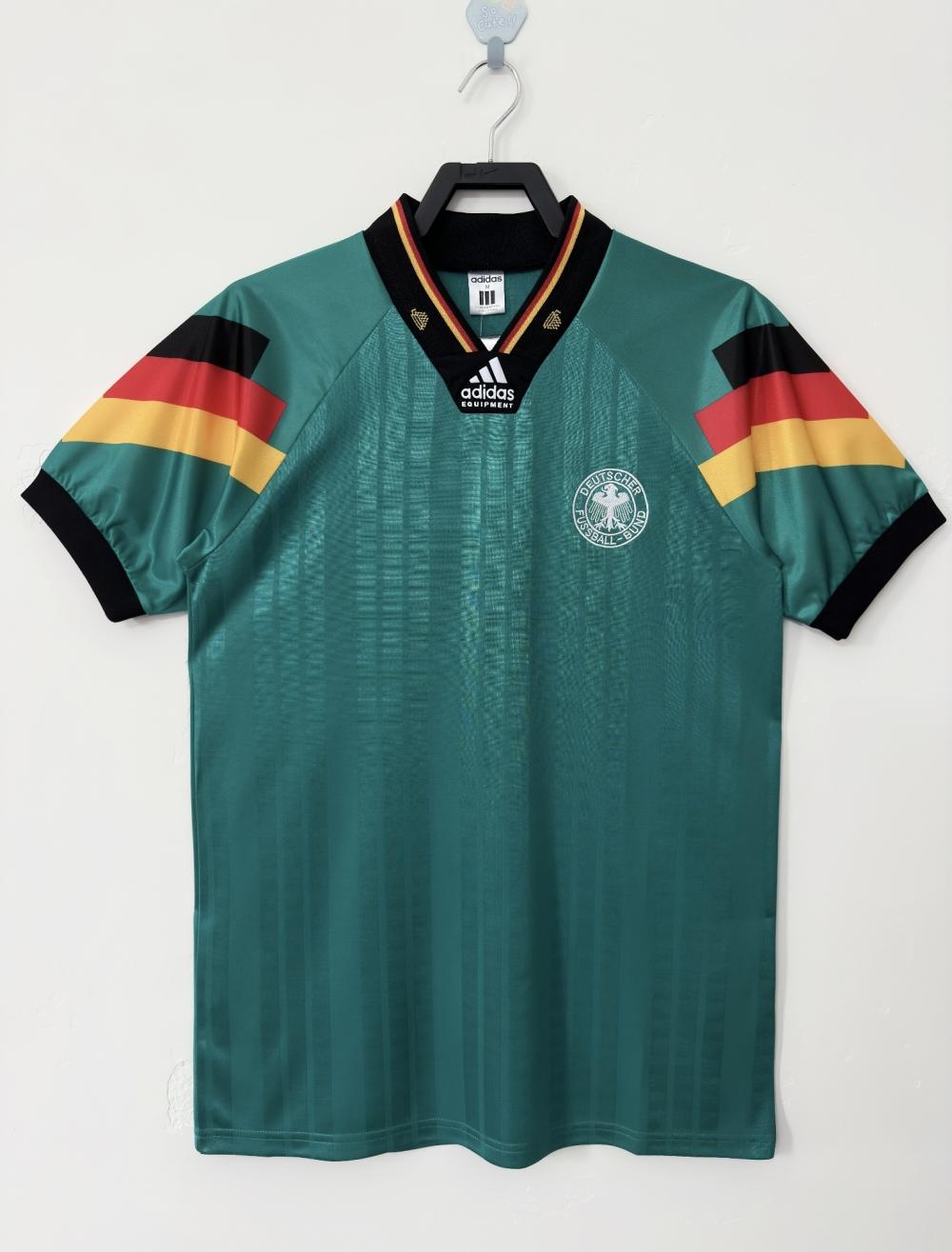 1992 Retro Soccer Jersey Germany Away — main view
