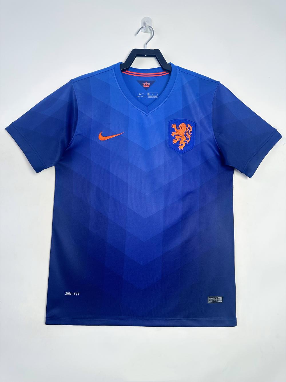 Maillot Extérieur Rétro Pays-Bas 2014 Qualité Thaï