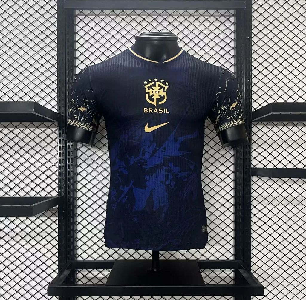2024-2025 Version Joueur Brésil Bleu Édition Spéciale Maillot Qualité Thaï
