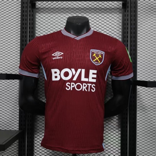 2025/2026 Player Version West Ham United Home Football Jersey AAA fan-grade