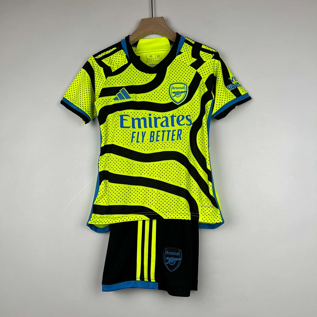 2023/2024 Arsenal Away Soccer Jersey Kids Size — main view