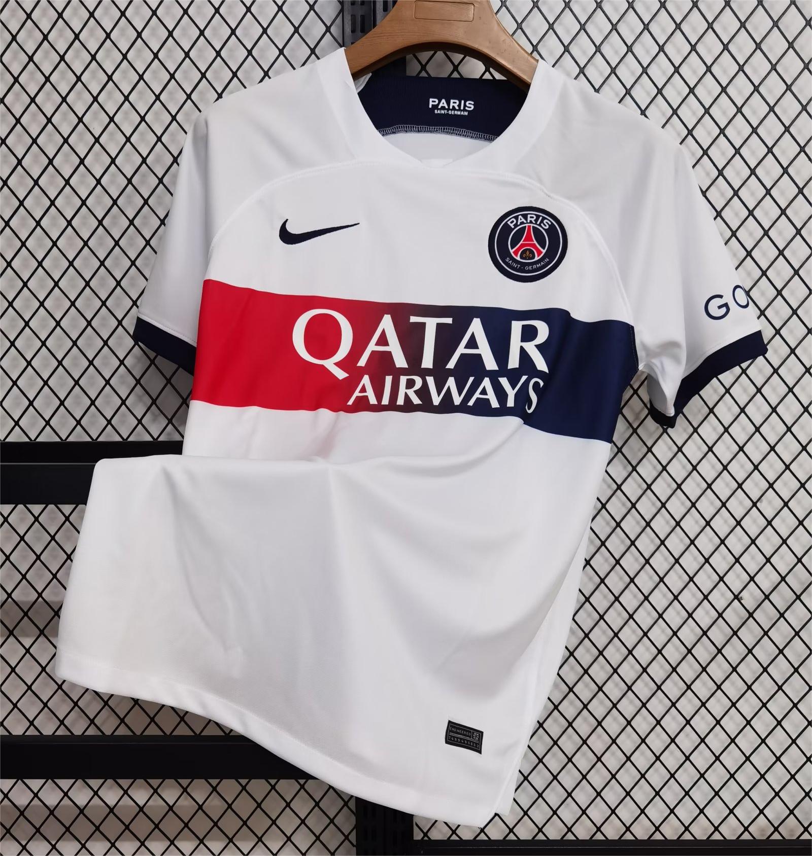 2023/2024 PSG 파리 생제르맹 어웨이 풋볼 셔츠 — view 3