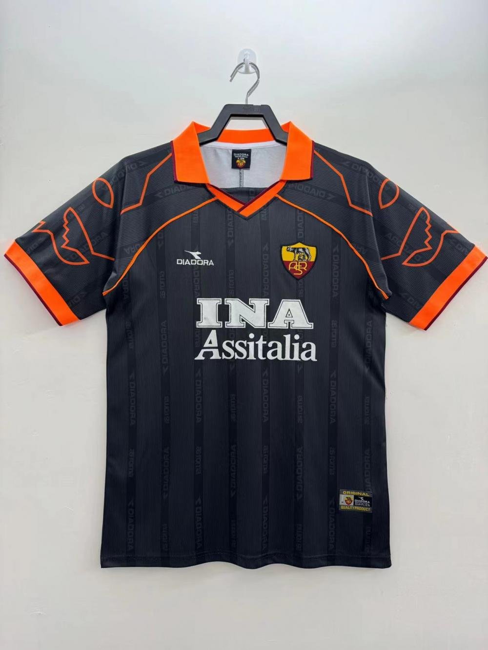 1999/2000 Retro Roma Away Soccer Jersey AAA fan-grade — main view