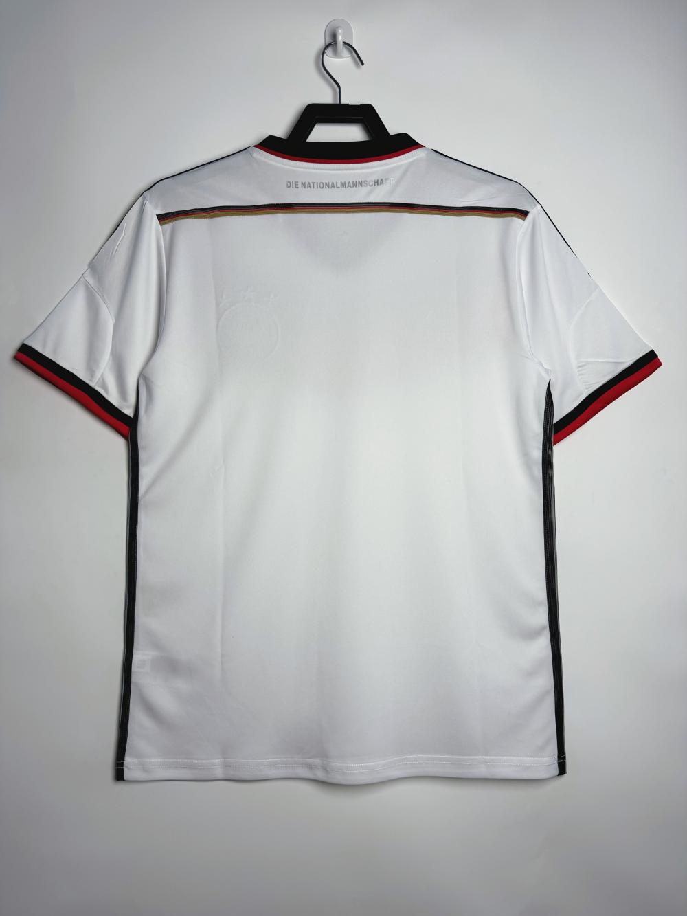 2014 Retro Soccer Jersey Germany Home — view 2