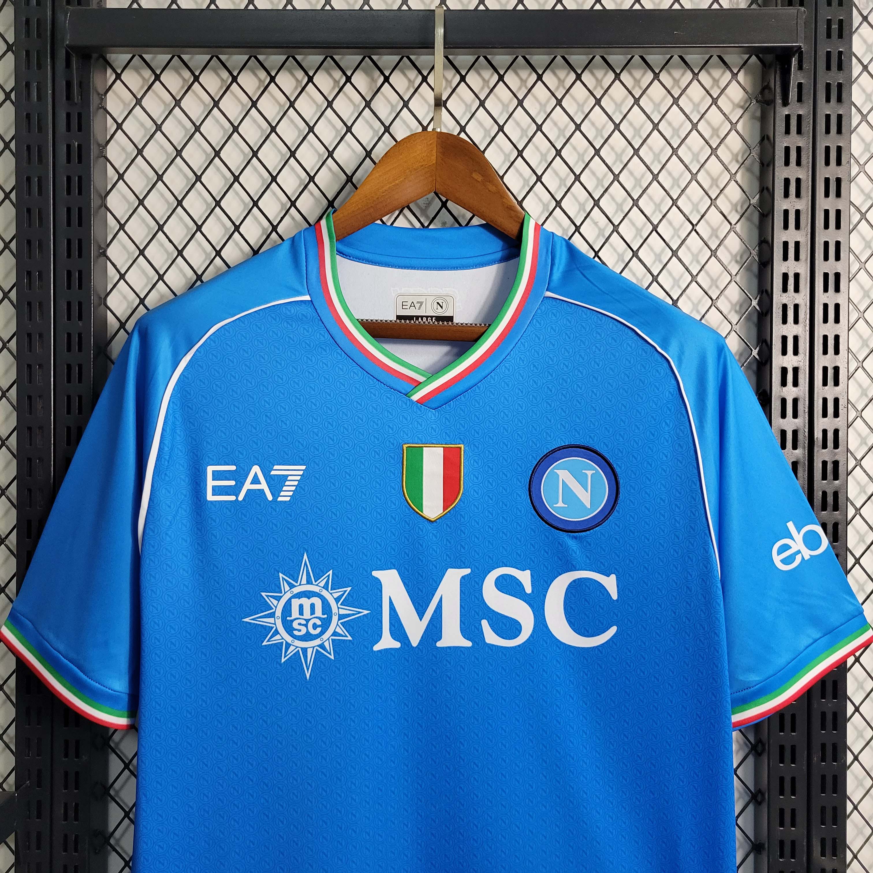 2023/2024 Napoli Home Soccer Jersey AAA fan-grade — view 4