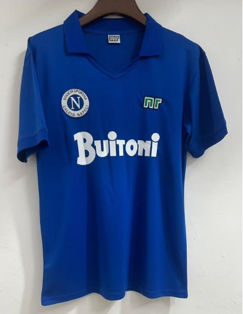 1985/1986 Retro Napoli Camiseta Local Fútbol Calidad Tailandesa