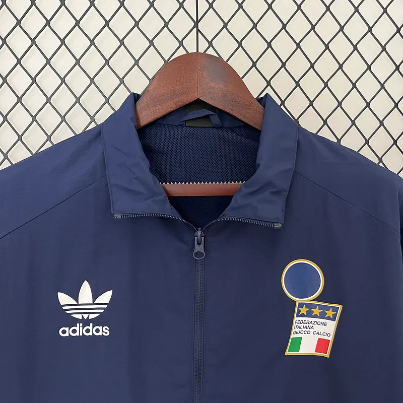 2024 Italy Windbreaker Blue Jersey — view 3