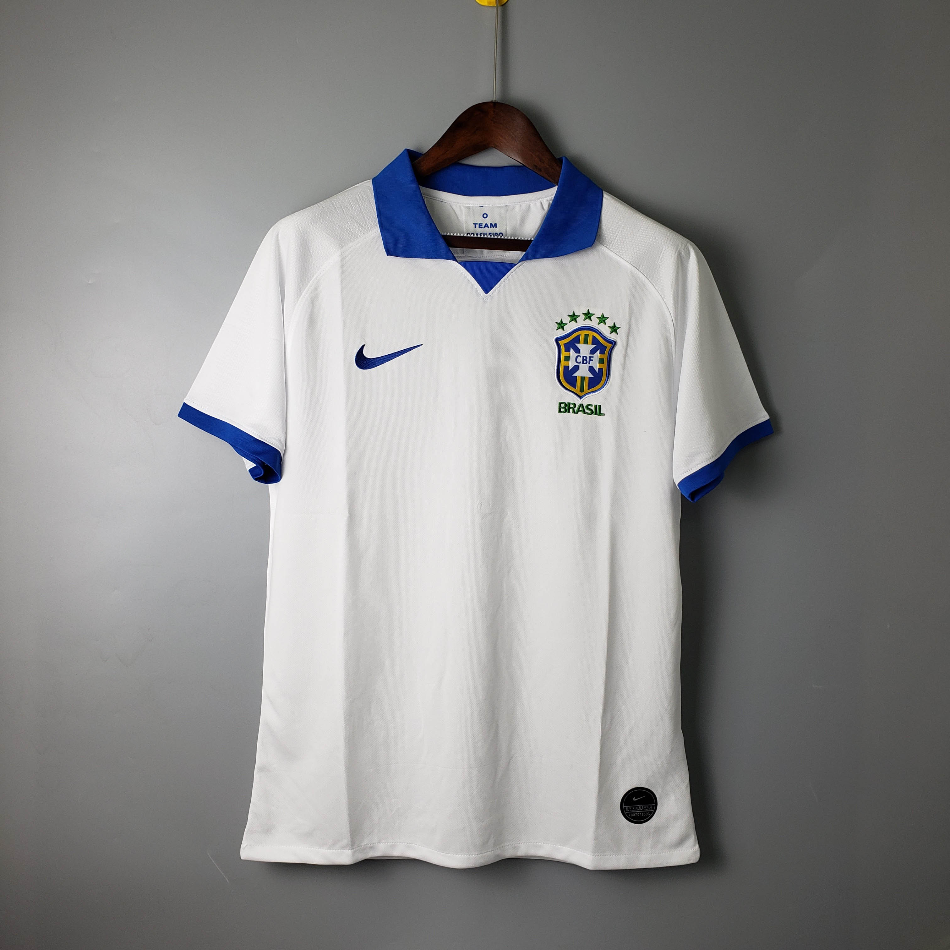 2019 Brazil Soccer Jersey Away — main view