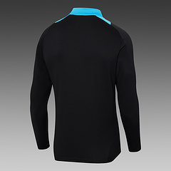 2024-2025 Argentina Half-Pull Training Suit Black Jersey Set — view 4