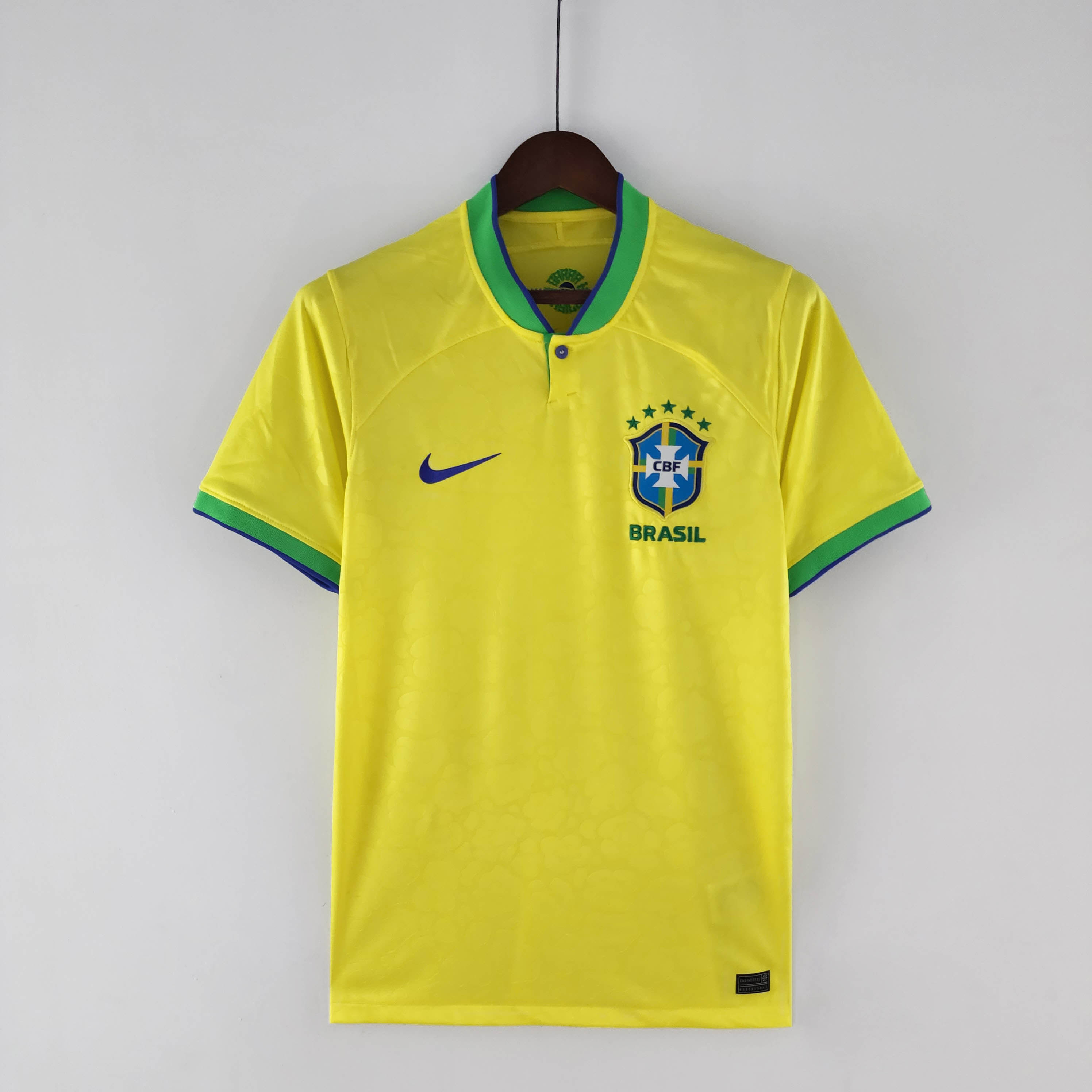 2022 World Cup Brazil Home Soccer Jersey — main view