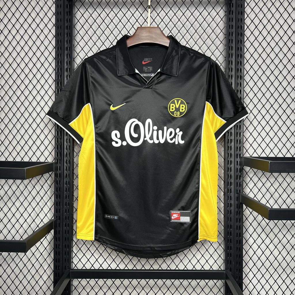 1998/2000 Retro Dortmund Home Football Shirt — main view