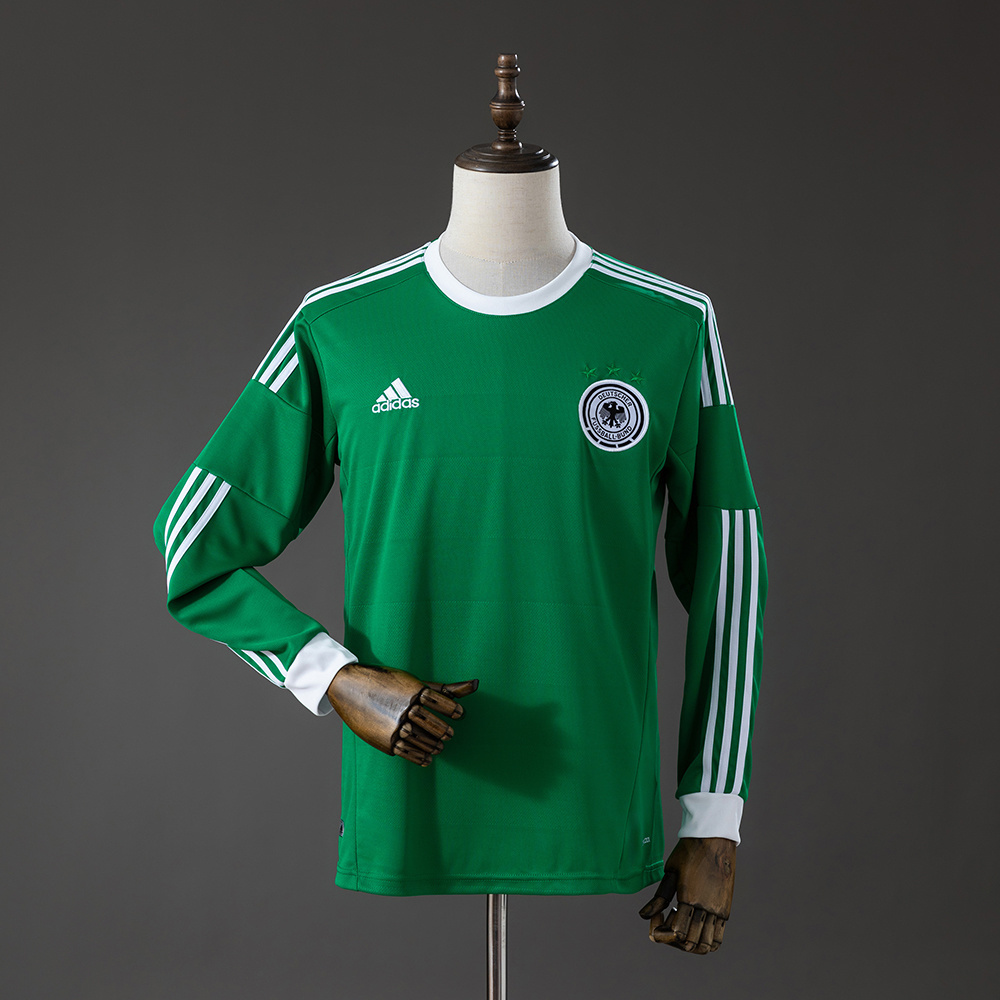 2012/2013 Retro Long Sleeve Germany Away Football Shirt AAA fan-grade