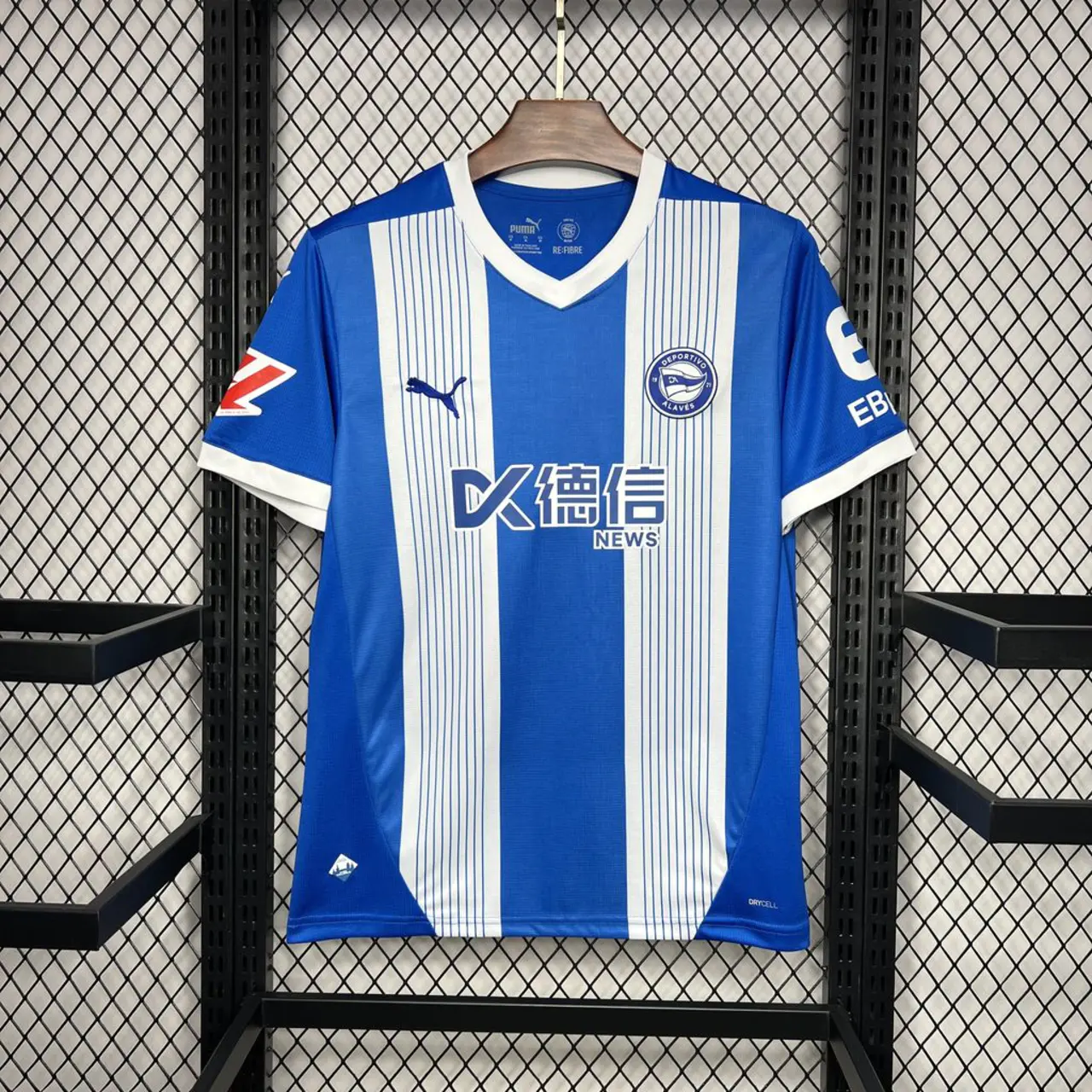 2024/2025 Alavés Home Football Shirt AAA fan-grade — main view
