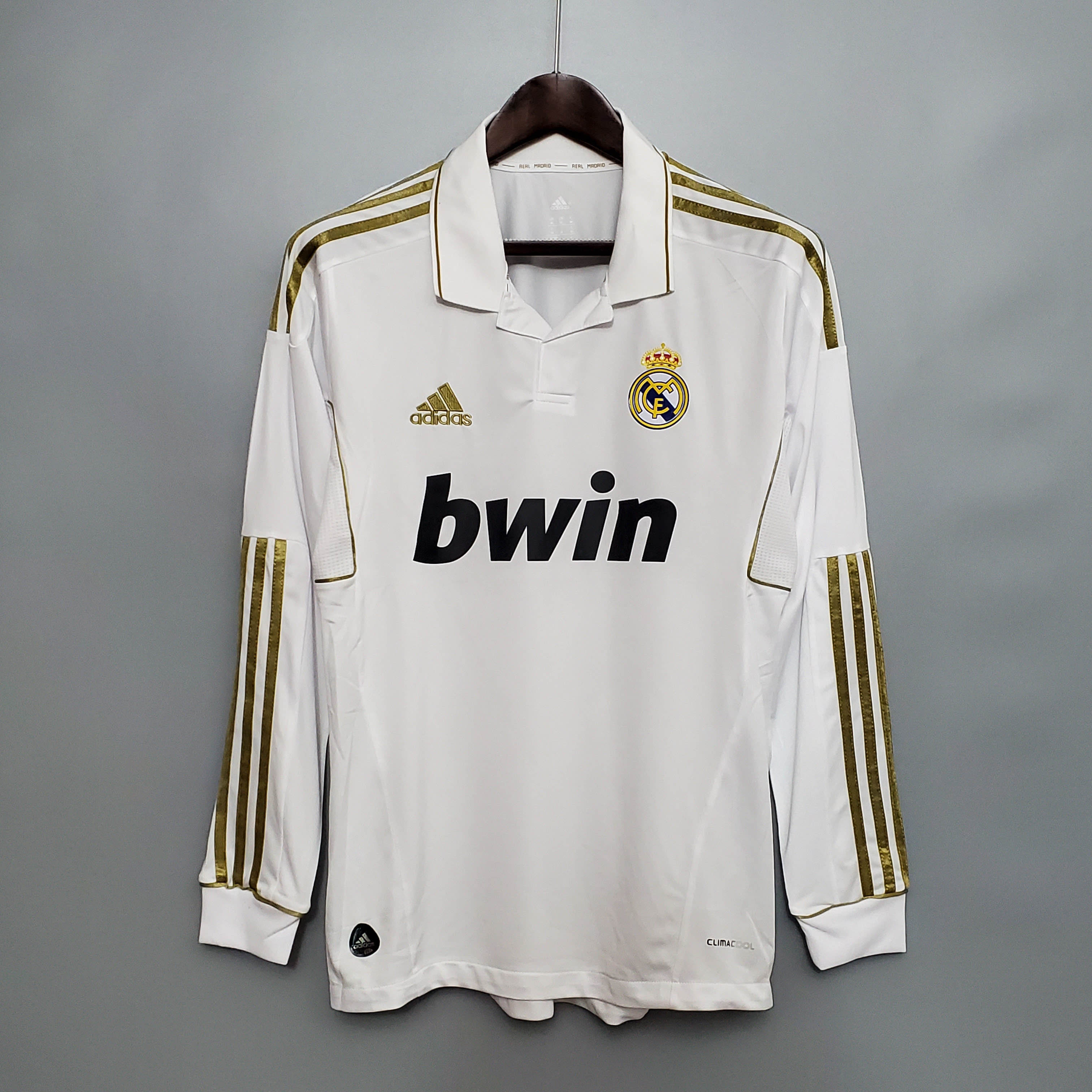 2011/2012 Rétro Manches Longues Real Madrid Domicile Qualité Thaï — main view