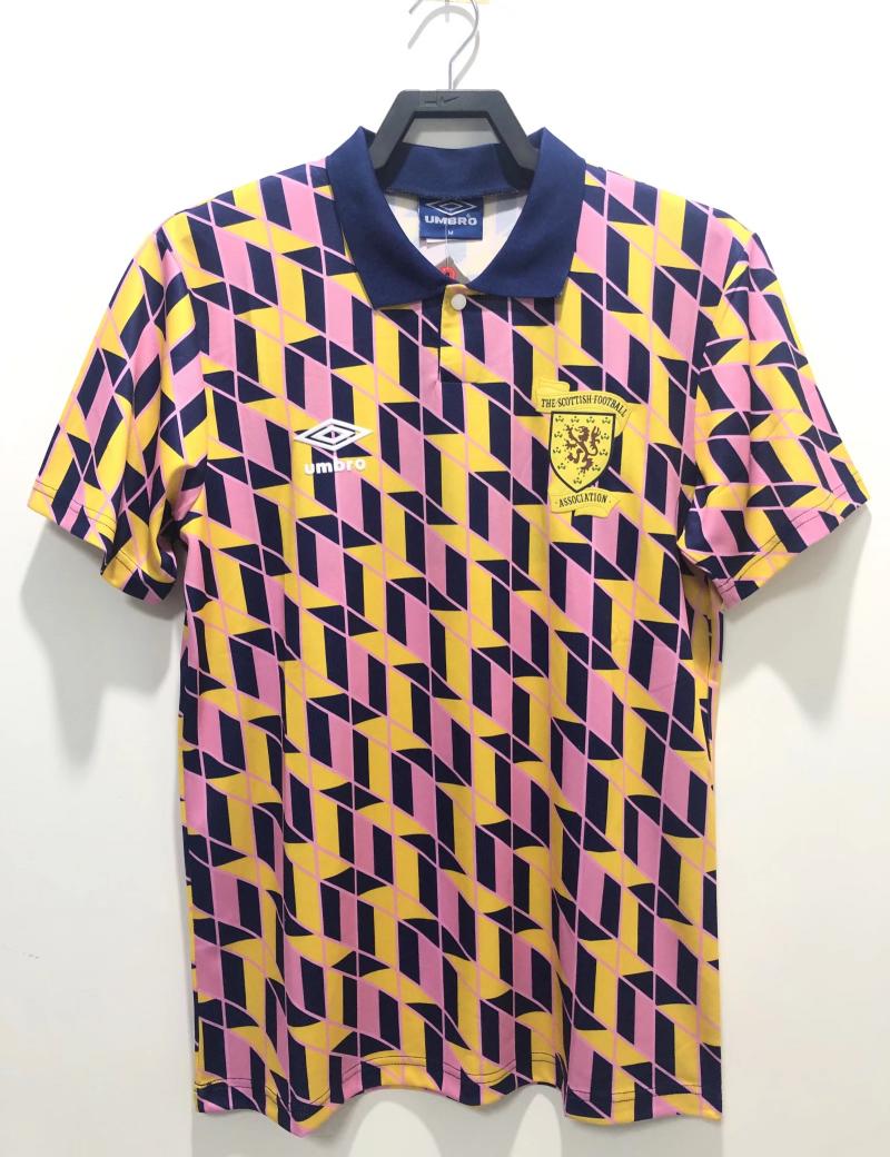 1988-1989 Retro Scotland National Team Third Away Football Shirt AAA fan-grade
