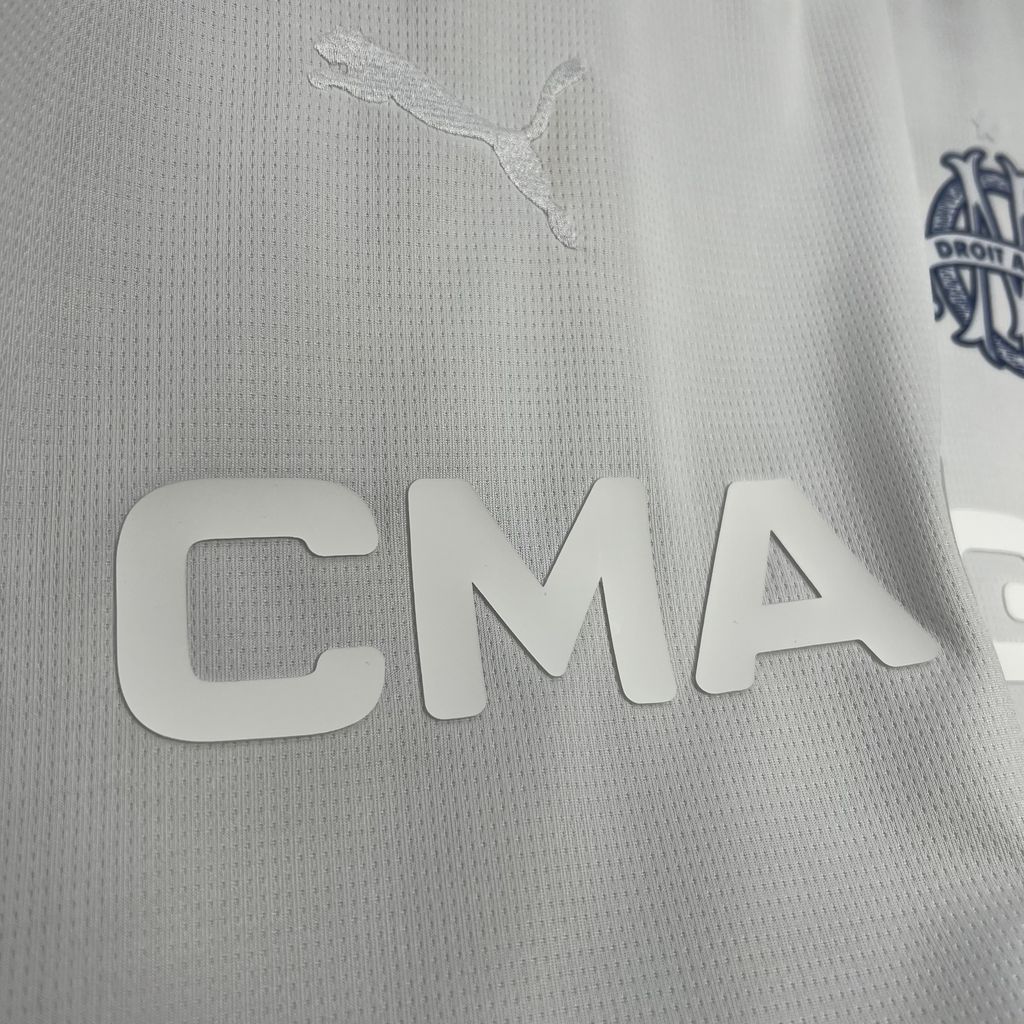 2024/2025 Olympique de Marseille 125th Anniversary White Jersey AAA fan-grade — view 6